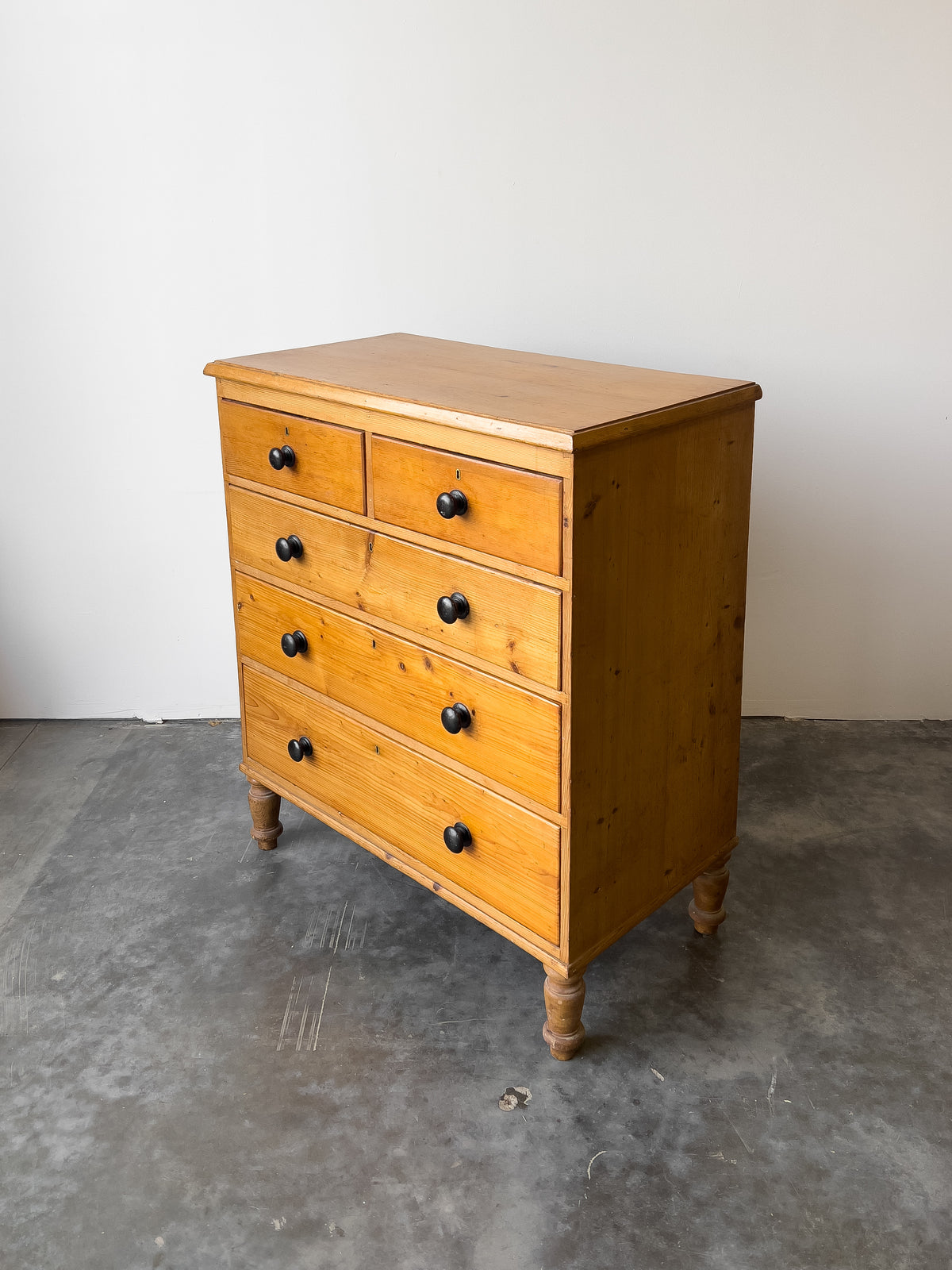 Antique 18th Century English Pine Georgian Chest of Drawers