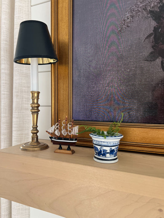 Vintage Blue & White Pot