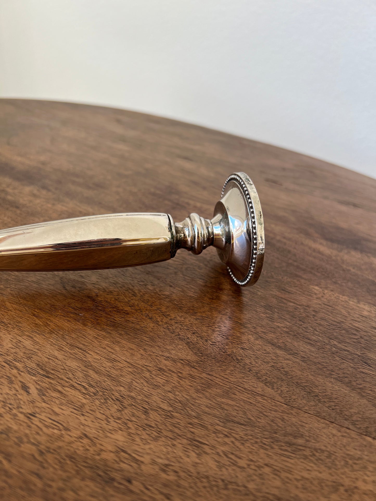 Silverplate bud vase