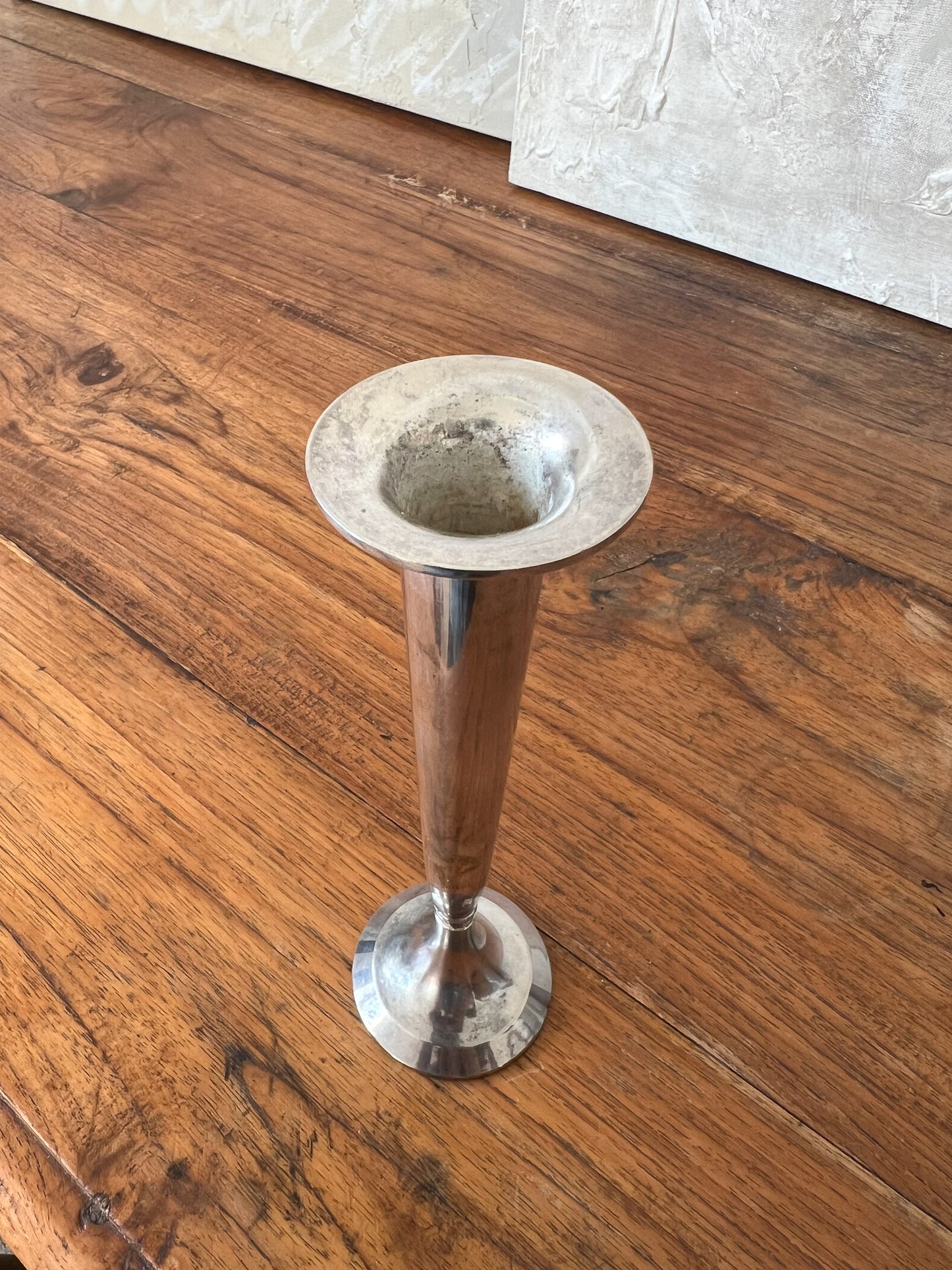 Vintage Silver Plated Bud Vase