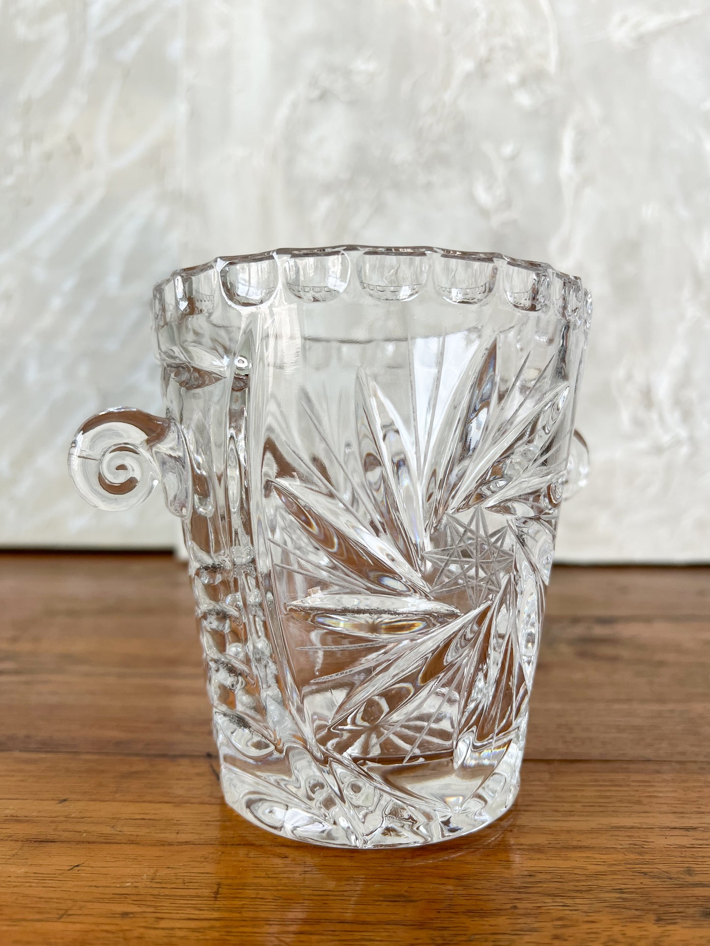 Vintage Crystal Vase/Ice Bucket