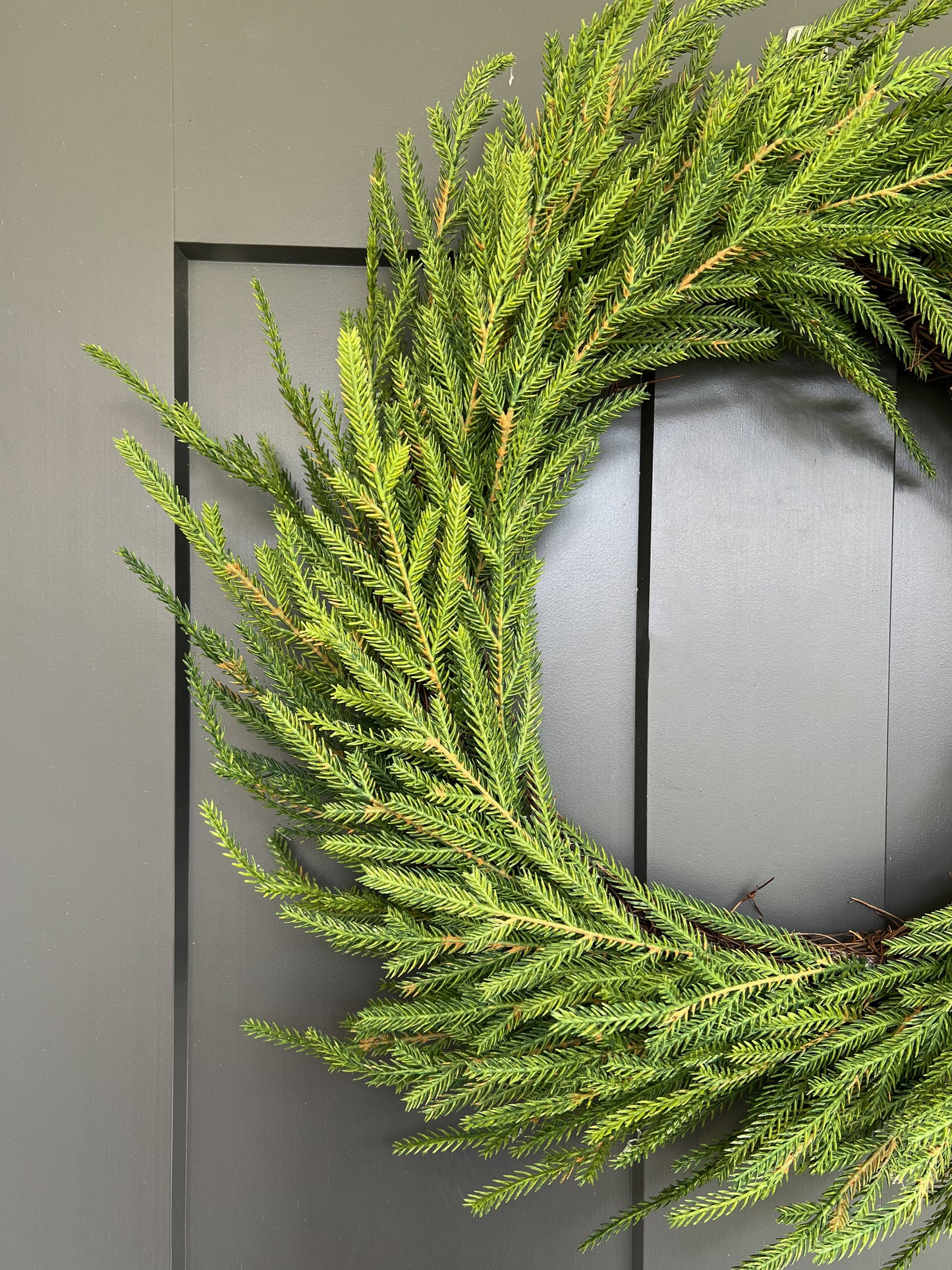 Real Touch Norfolk Pine Wreath