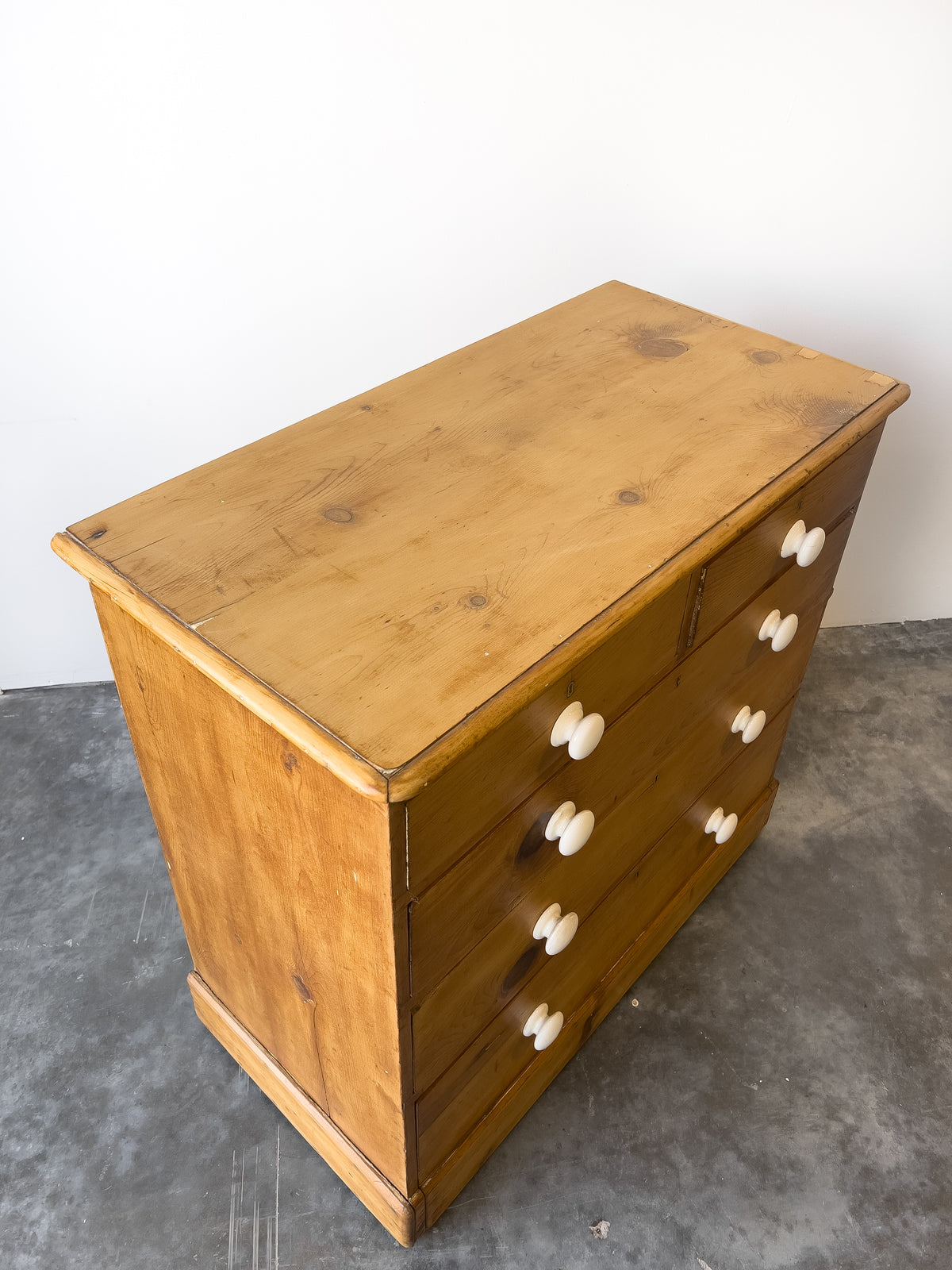 19th Century English Pine Chest of Drawers