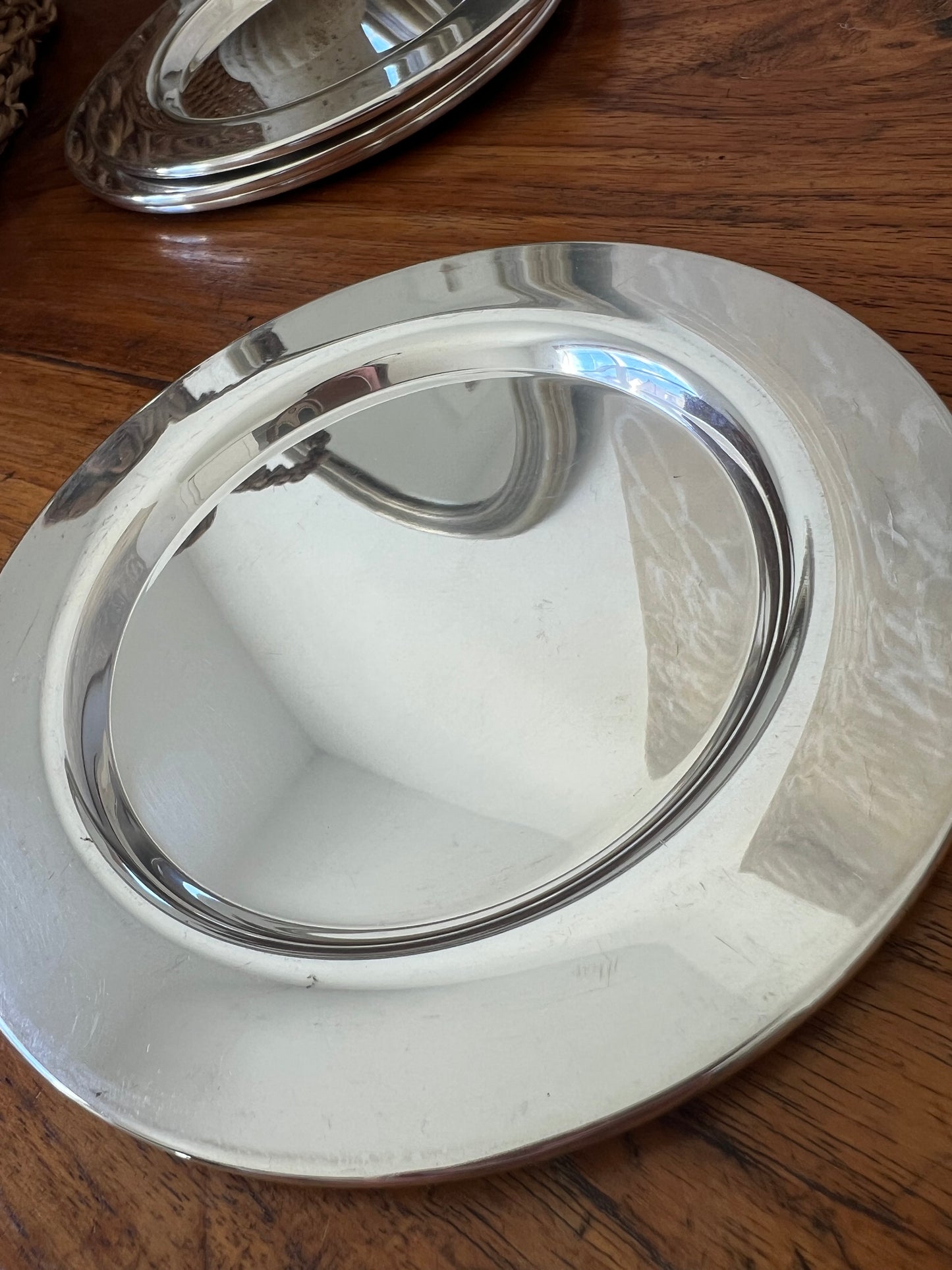 Silver plated coasters