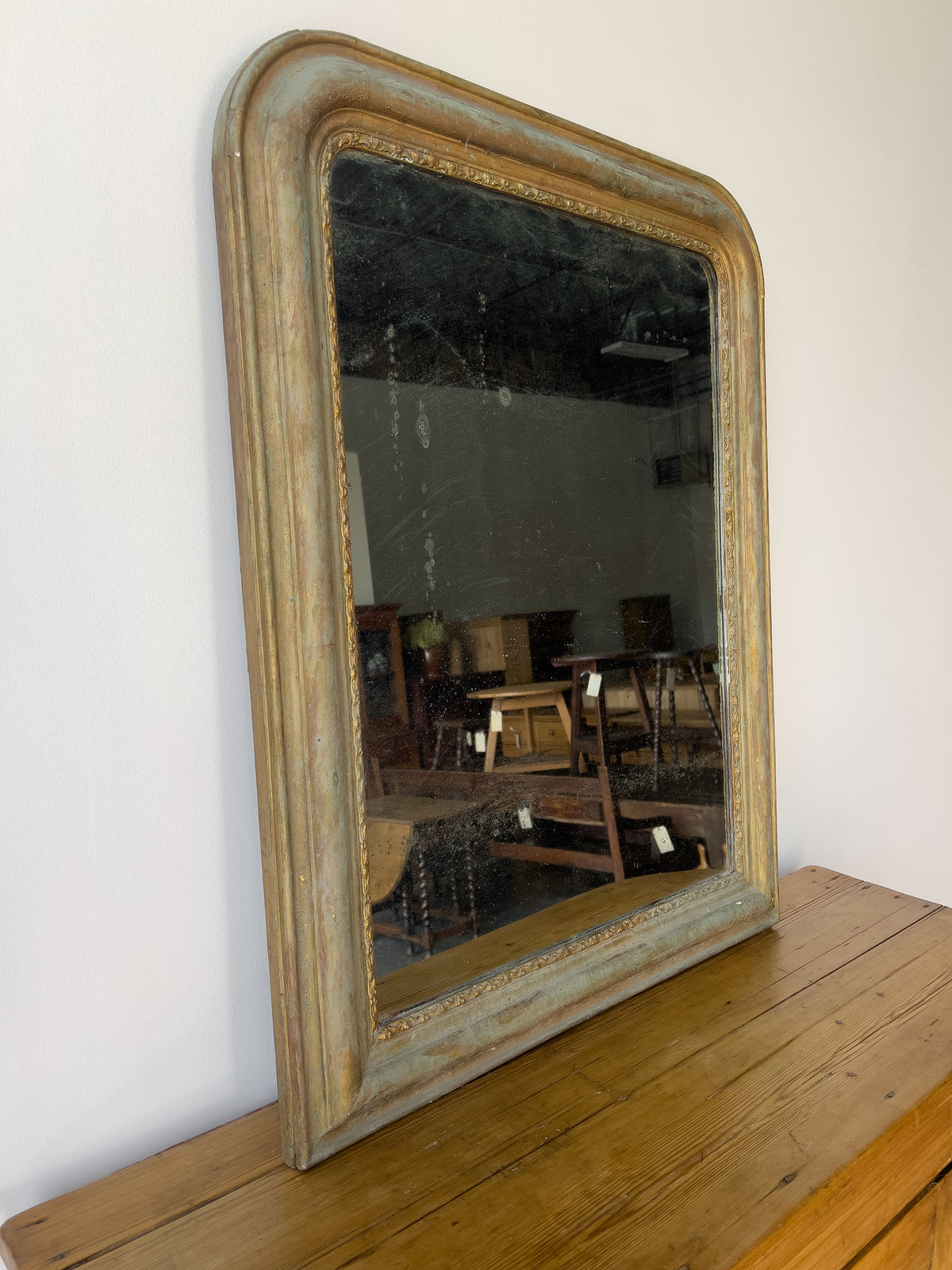 Antique French Arch Mirror