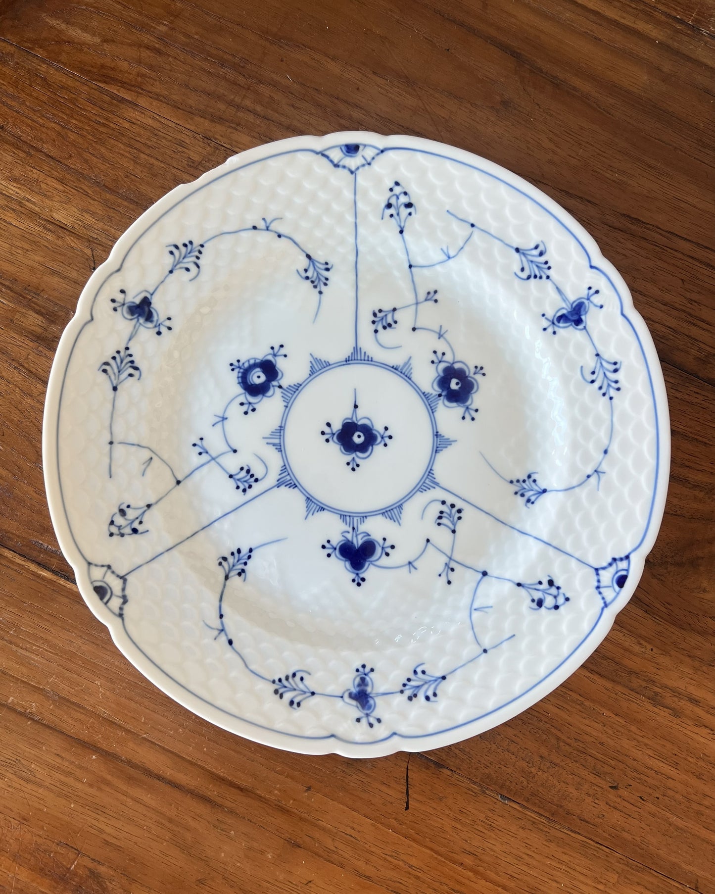 Vintage Bing & Grøndahl Blue Traditional porcelain plate