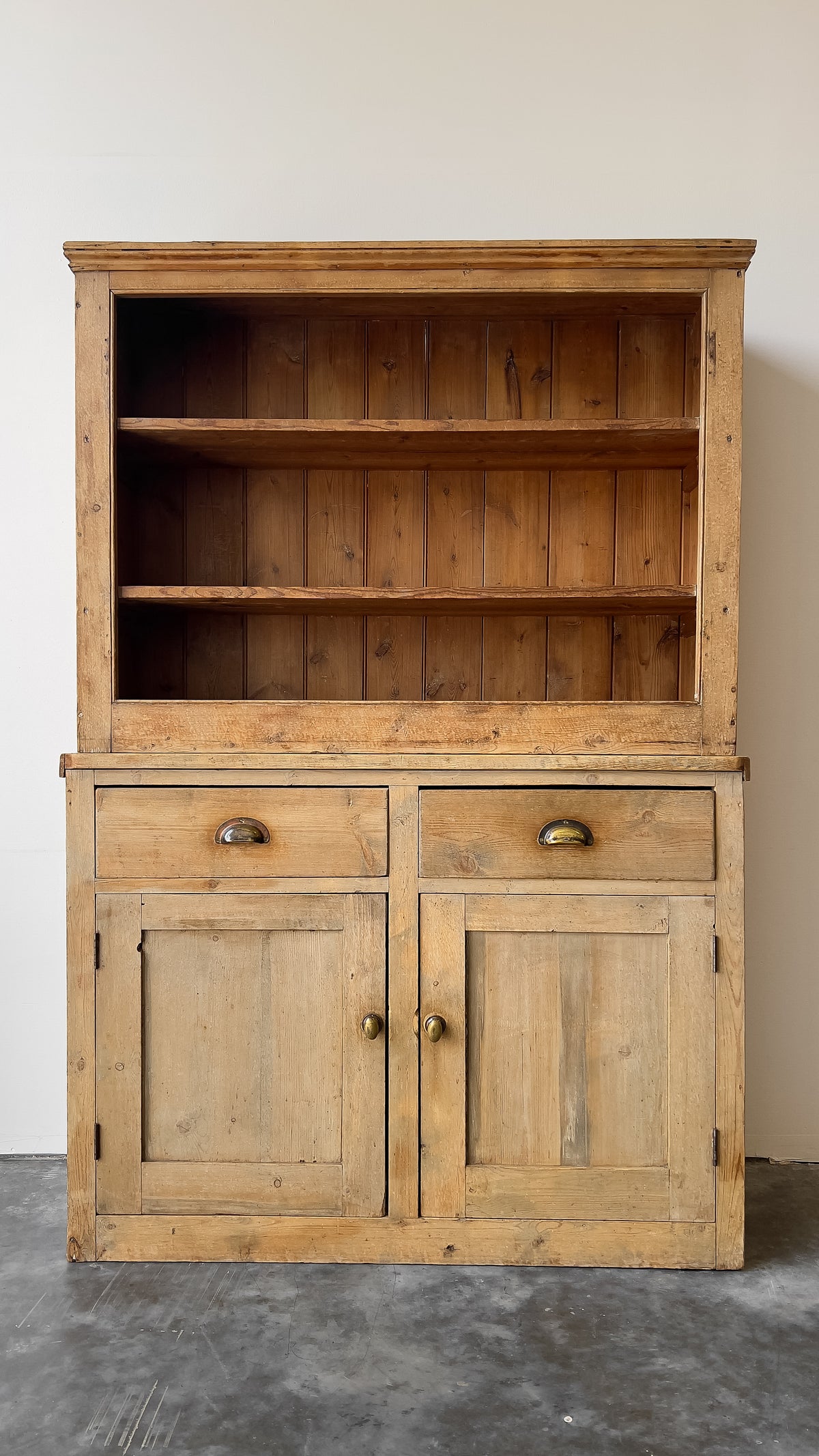 Antique Victorian Pine Hutch | Kitchen Dresser