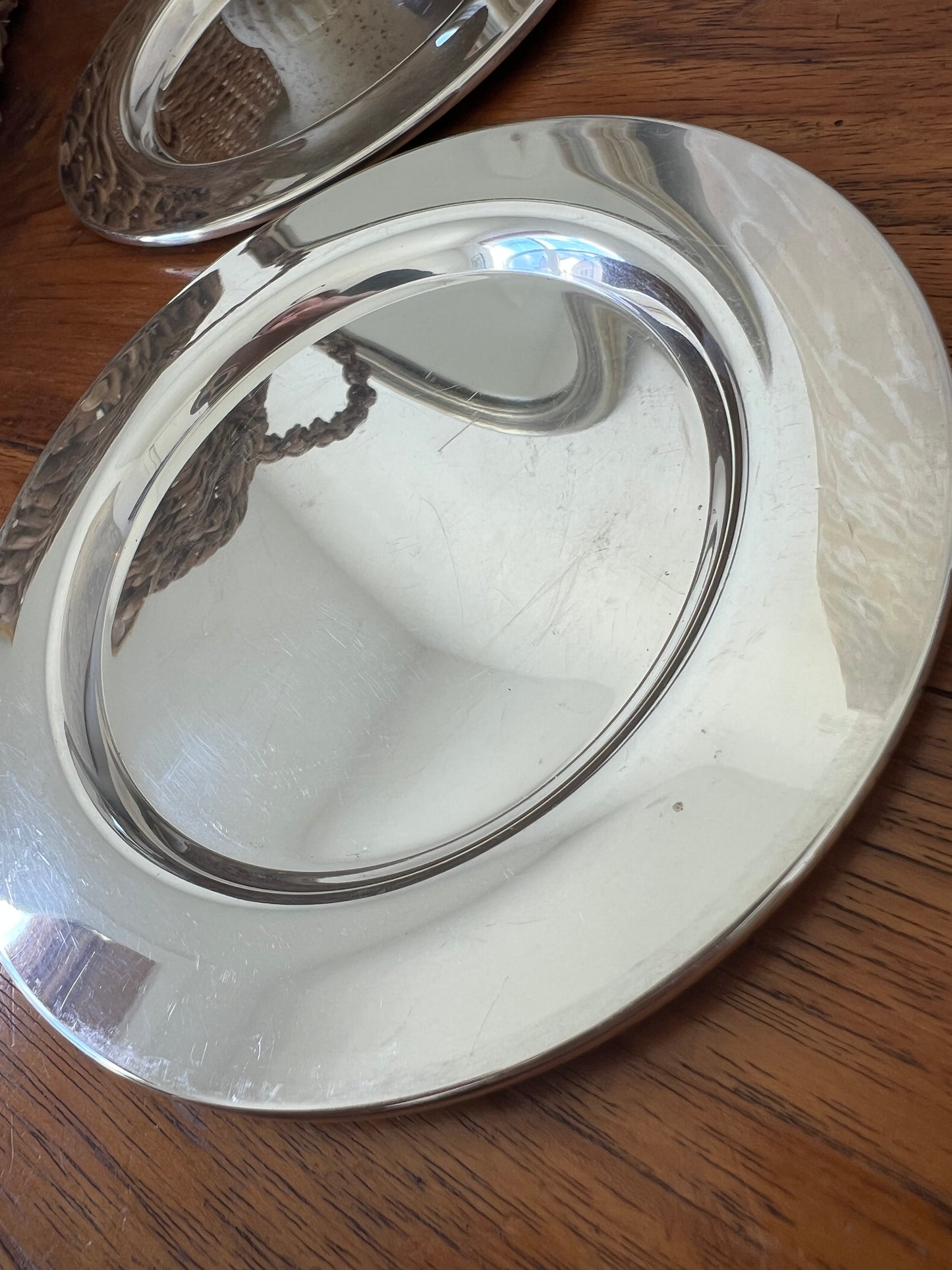 Silver plated coasters