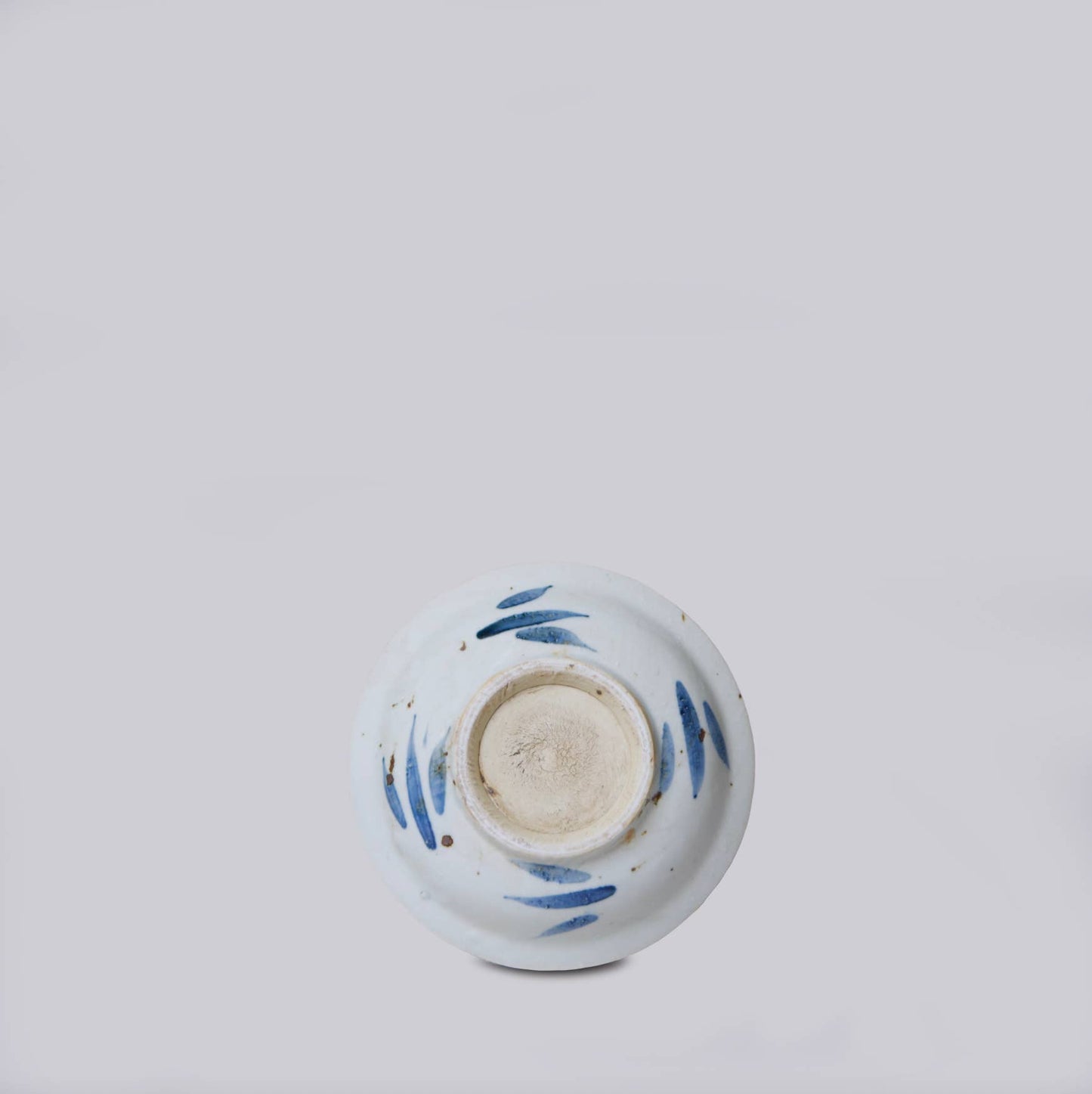 Blue and White Porcelain Flower Trinket Dish
