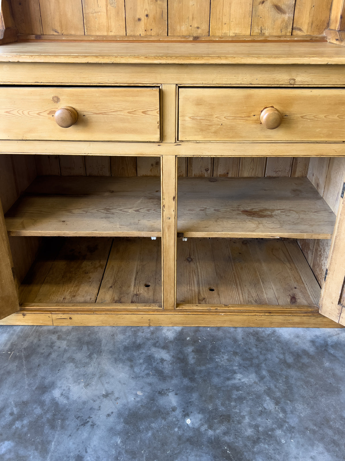 Antique 19th Century Pine Hutch | Kitchen Dresser