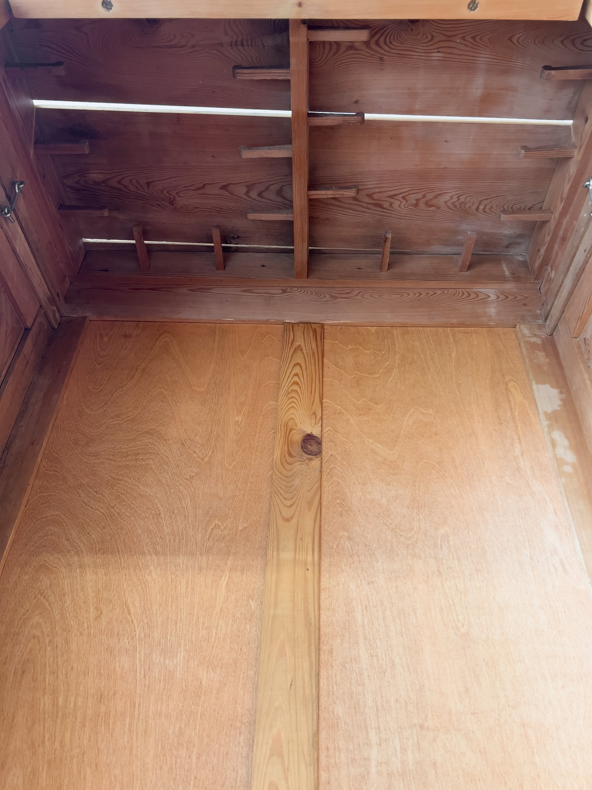 Antique European Pine Wardrobe