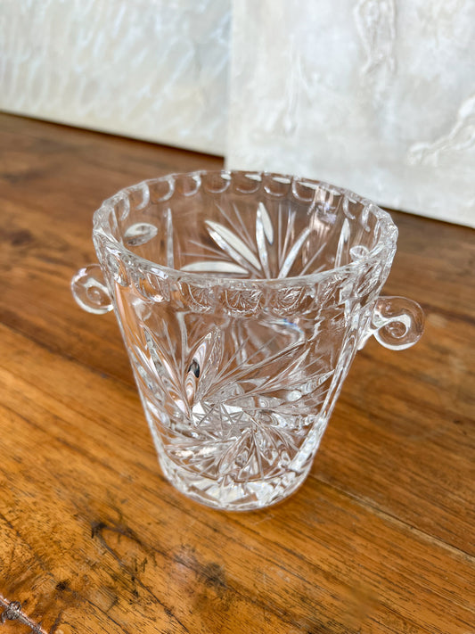 Vintage Crystal Vase/Ice Bucket