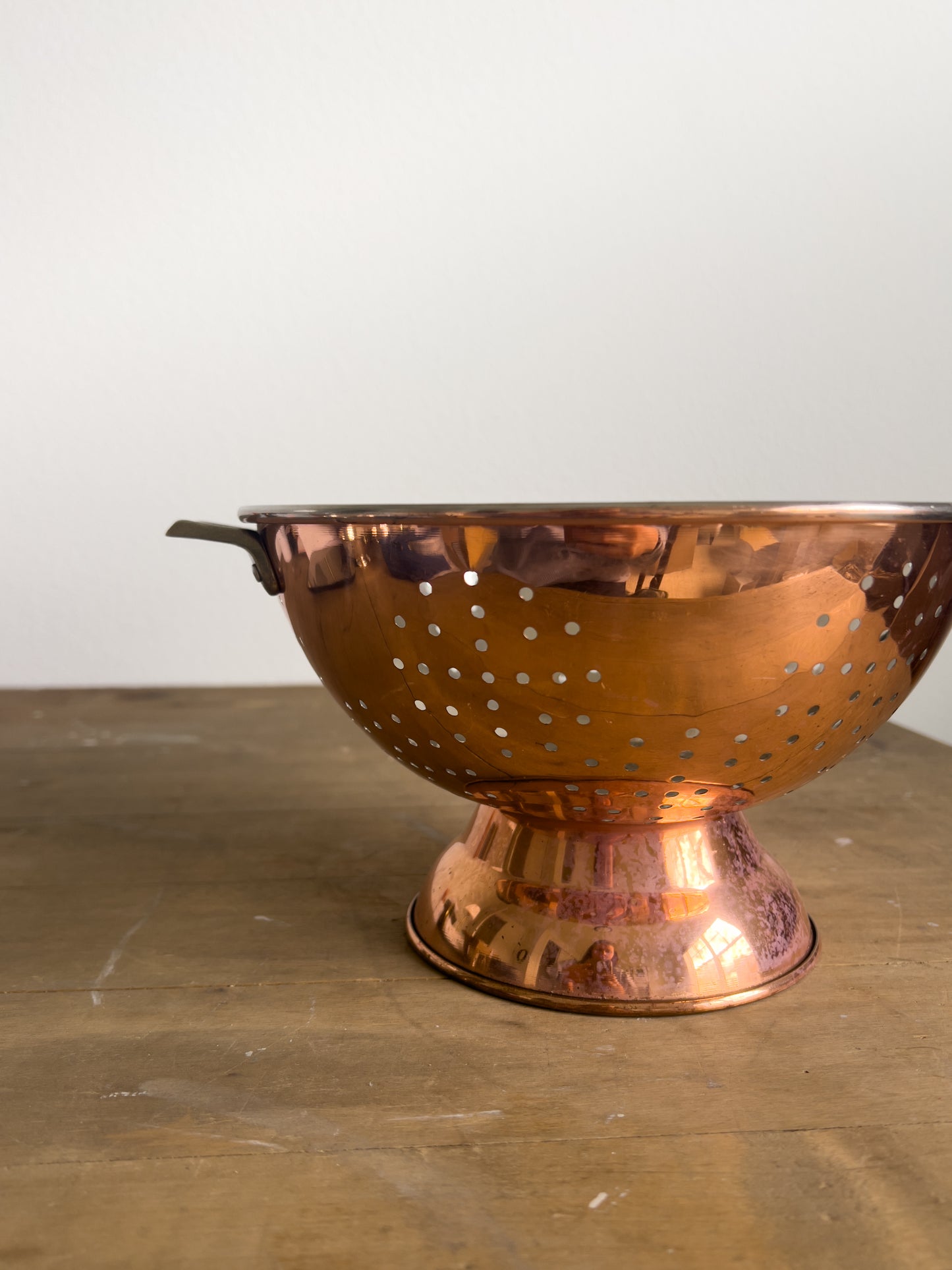 Vintage Copper Colander