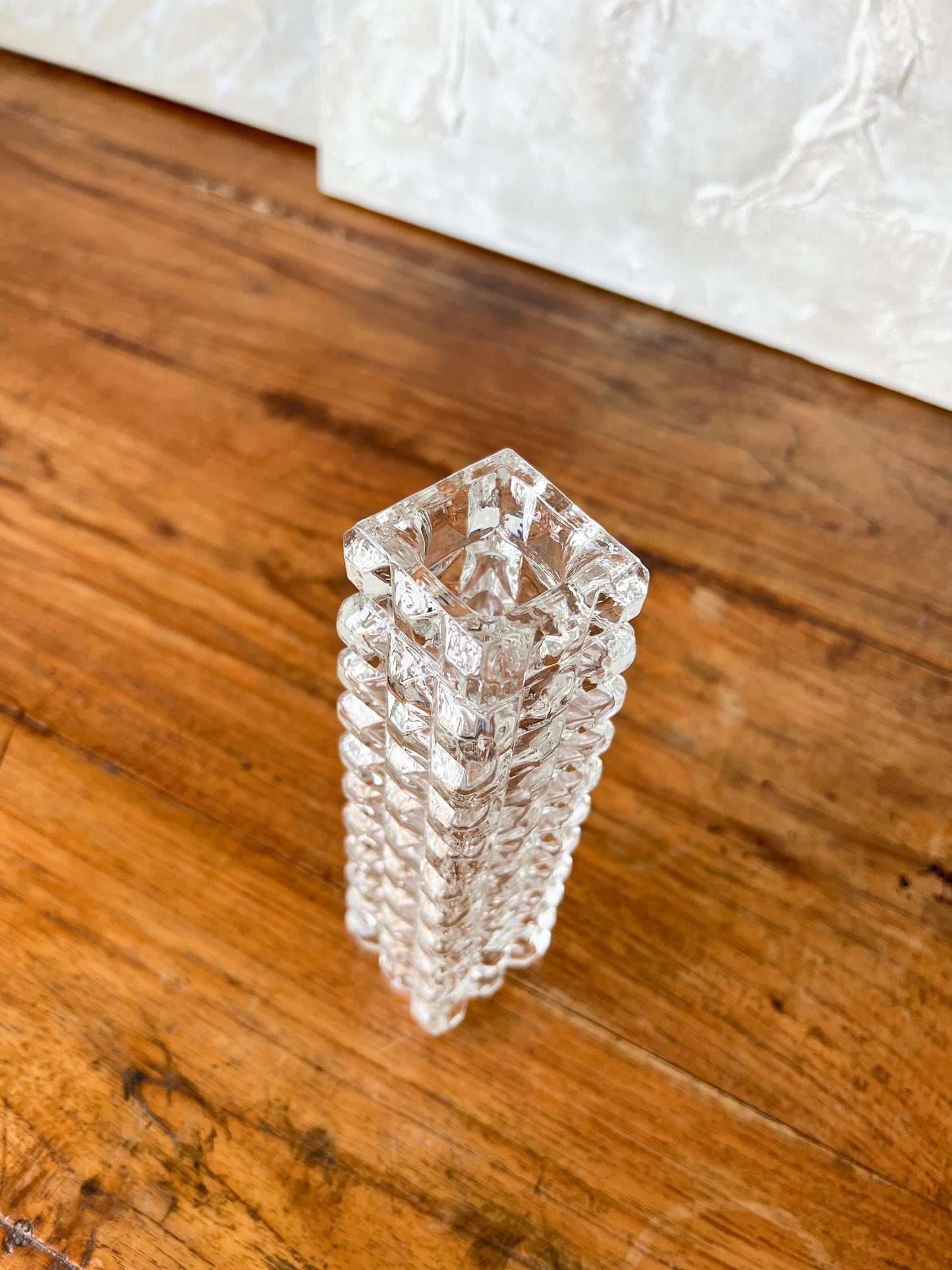 Vintage Pressed Glass Vase