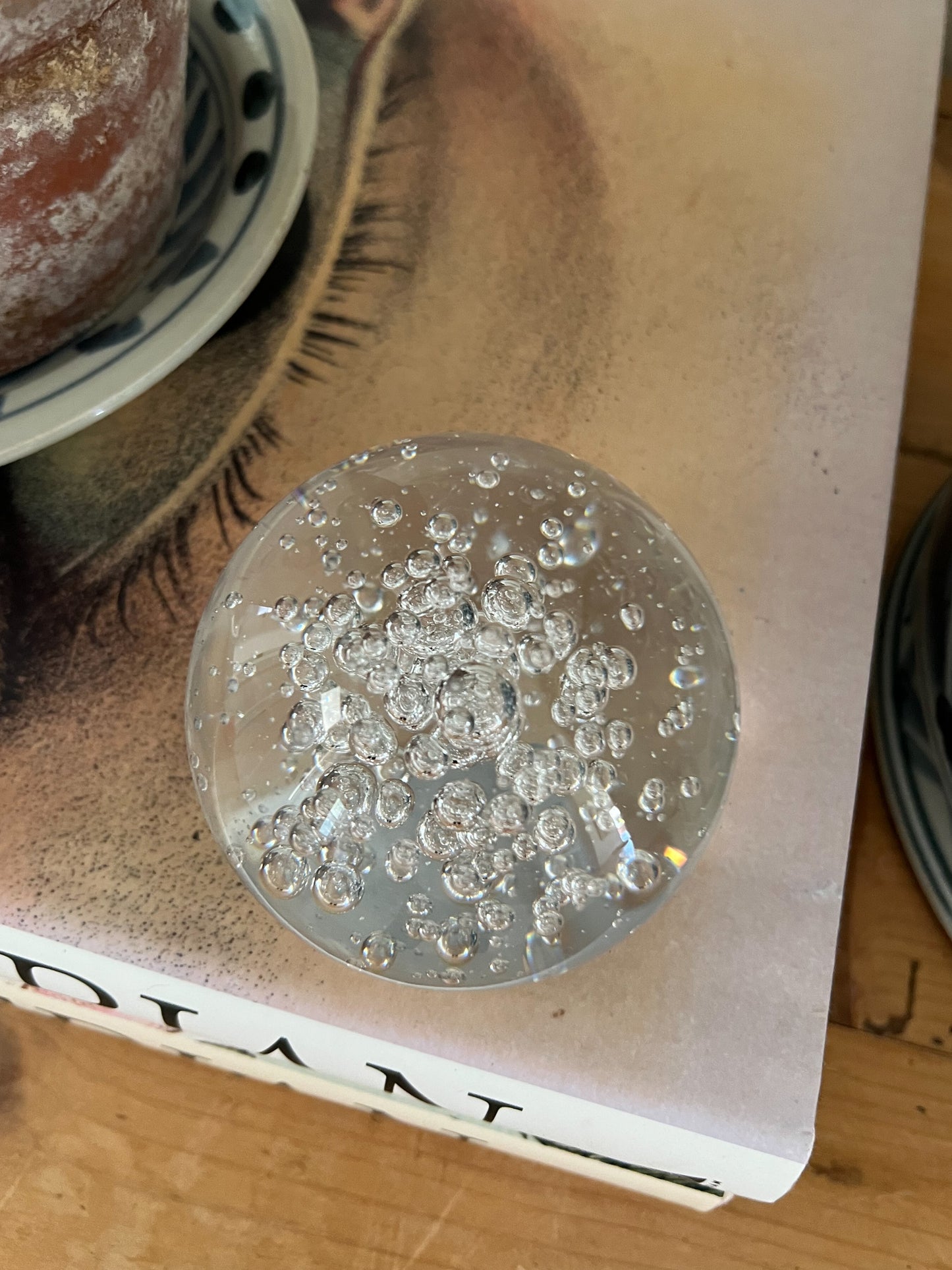 Controlled Bubble Glass Ball Object