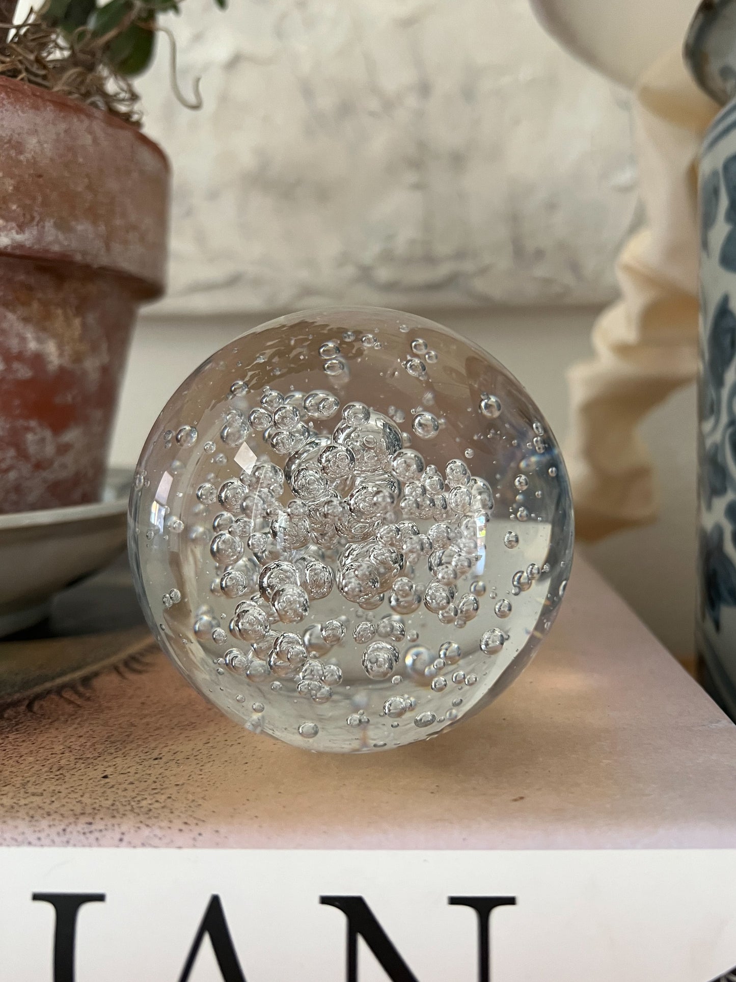 Controlled Bubble Glass Ball Object