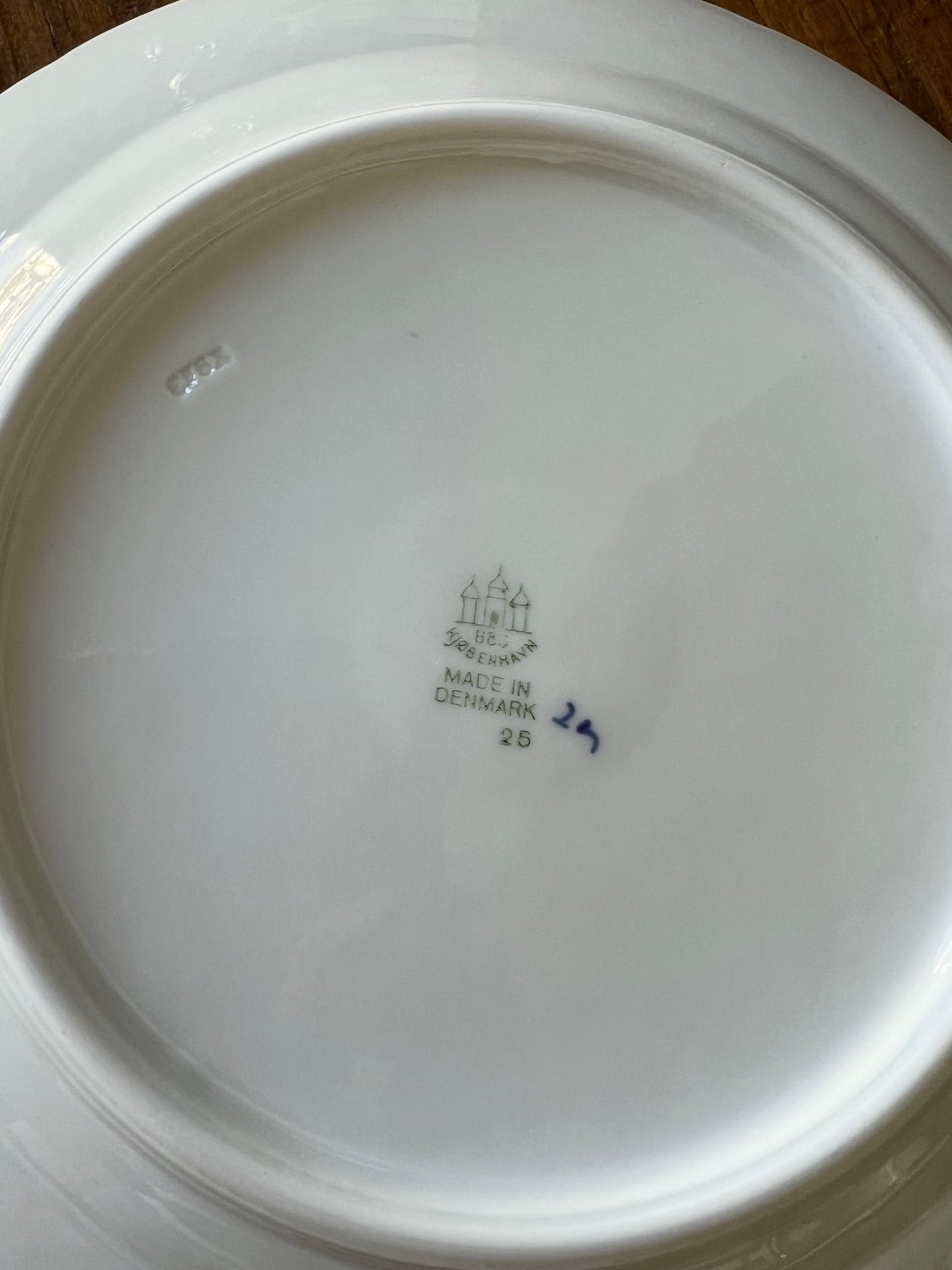Vintage Bing & Grøndahl Blue Traditional porcelain plate