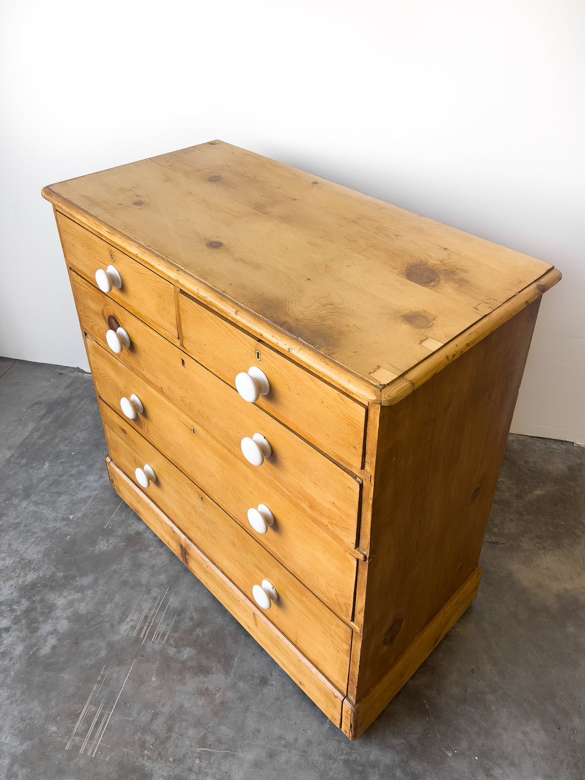 19th Century English Pine Chest of Drawers
