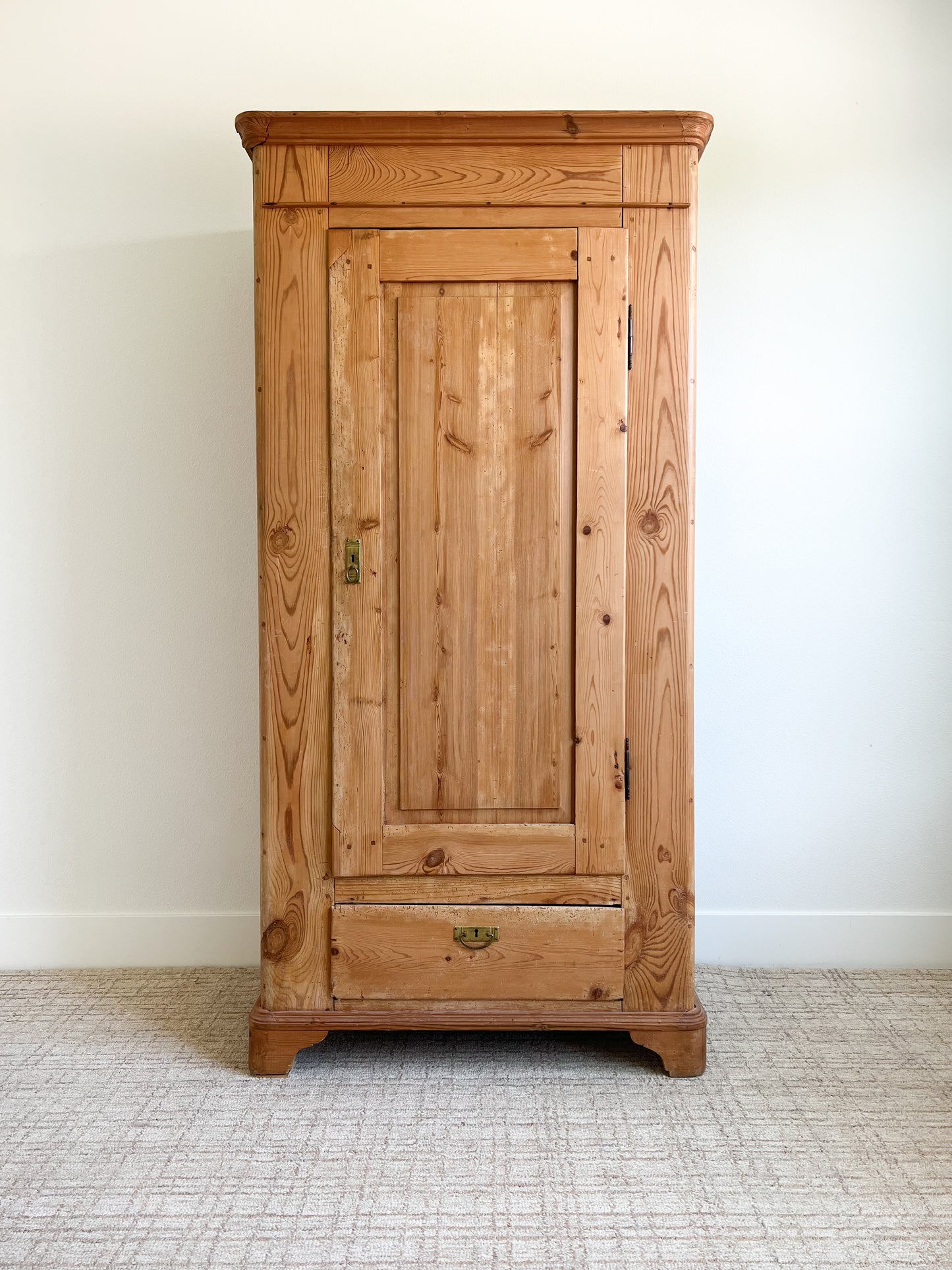 Antique 19th C. Pine Wardrobe
