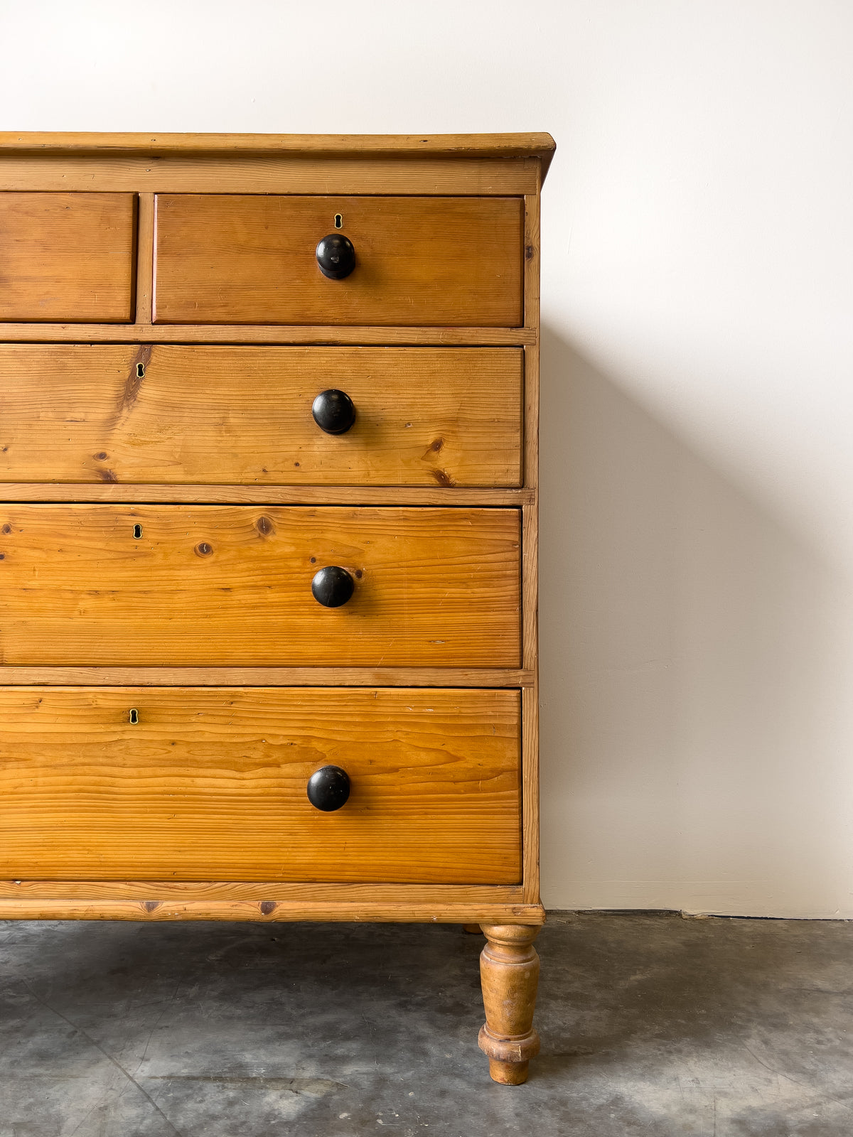 Antique 18th Century English Pine Georgian Chest of Drawers