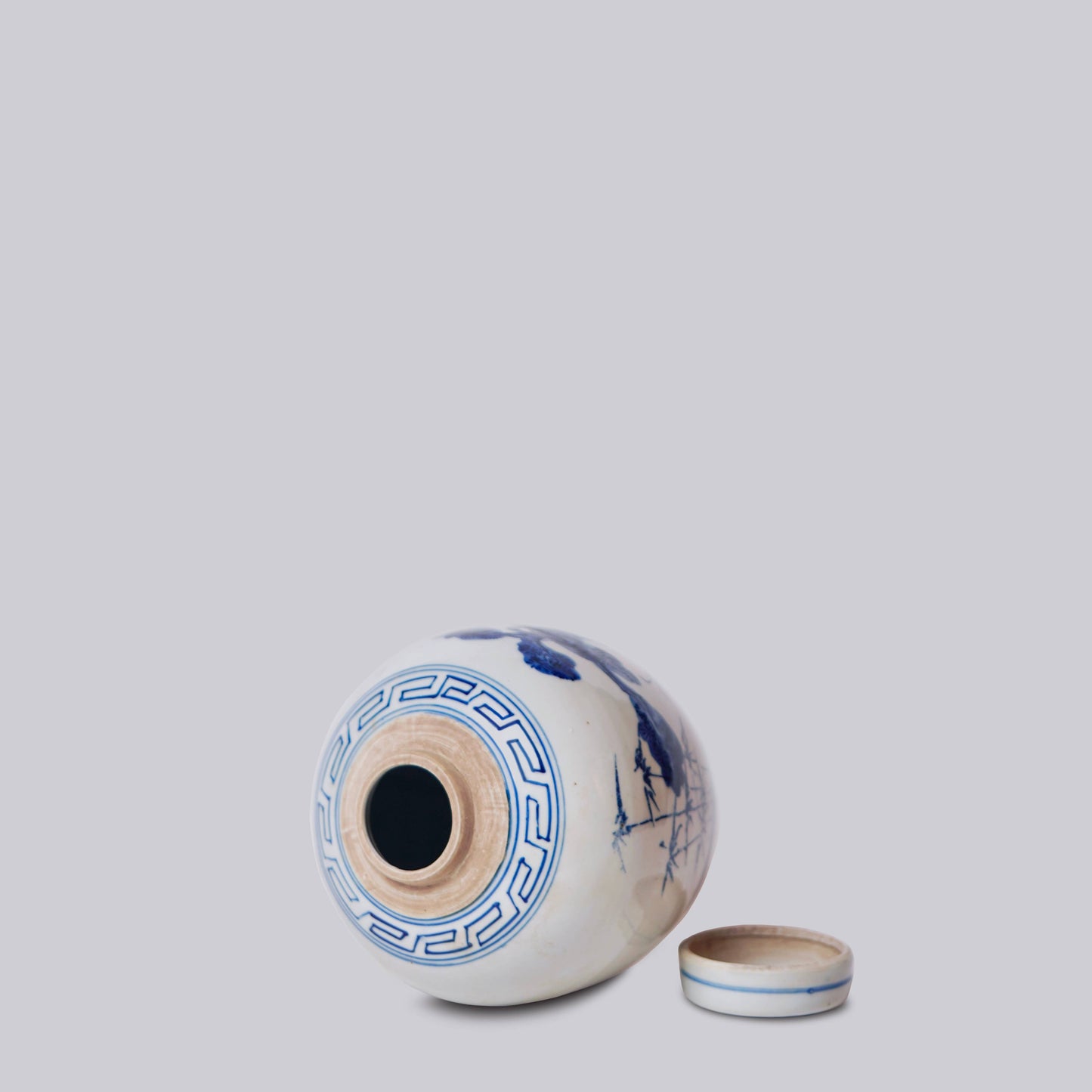 Blue and White Porcelain Three Friends Jar