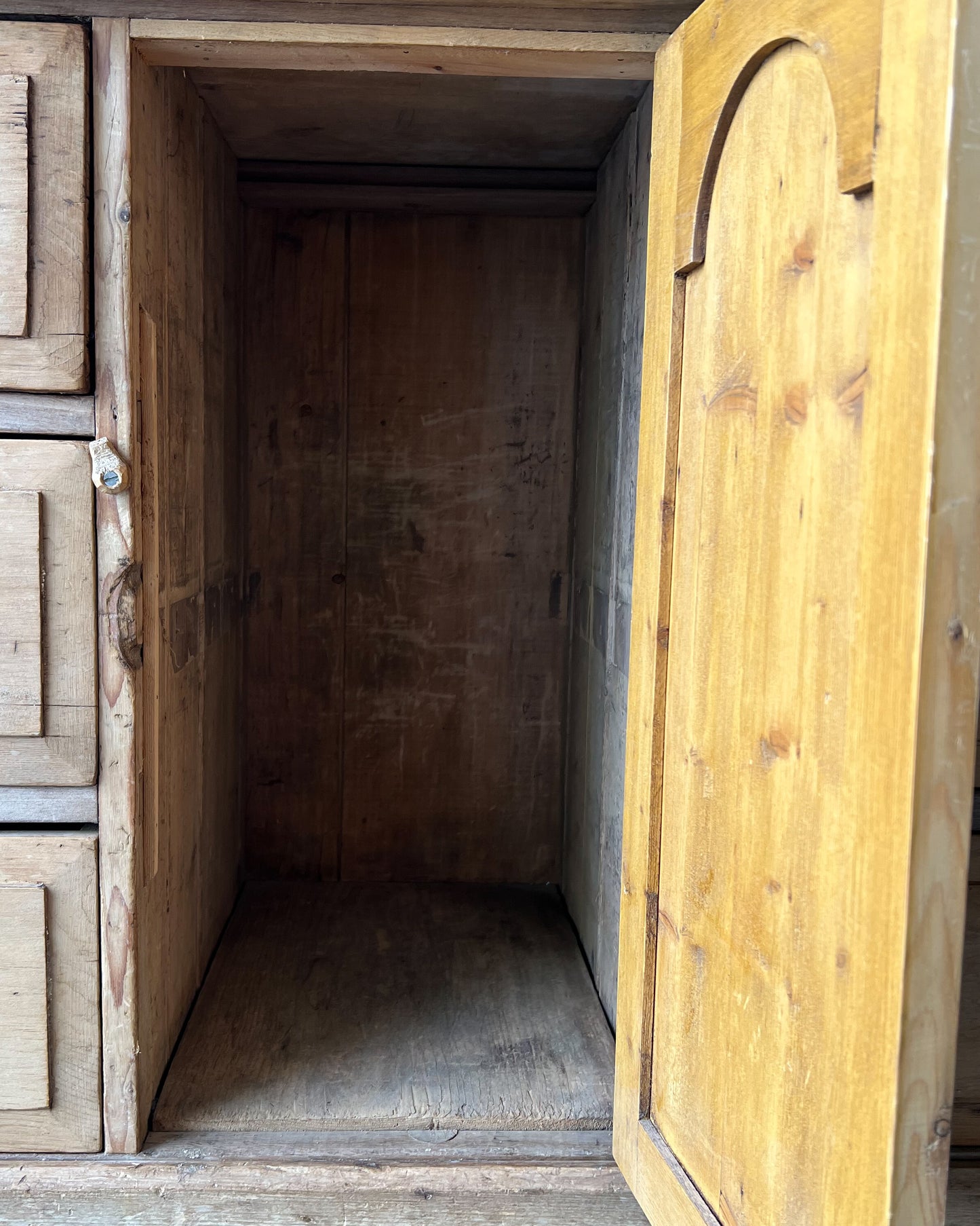 Antique English Pine Kitchen Dresser
