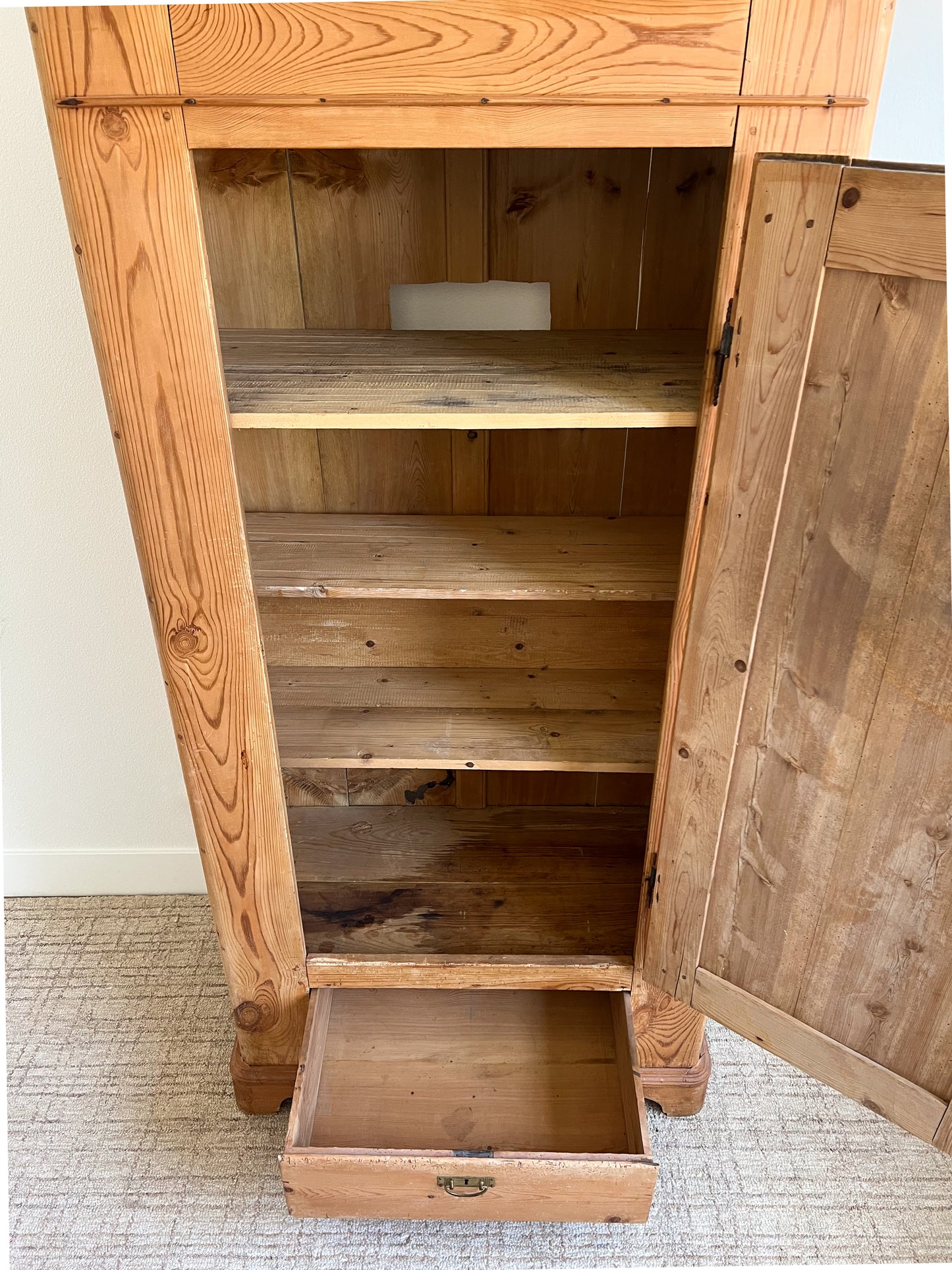 Antique 19th C. Pine Wardrobe