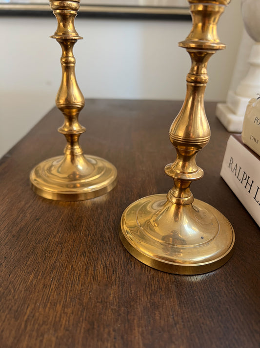 Brass Candlesticks (set of 2)