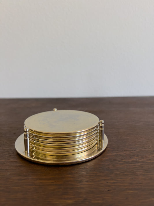 Vintage Etched Shell Coasters