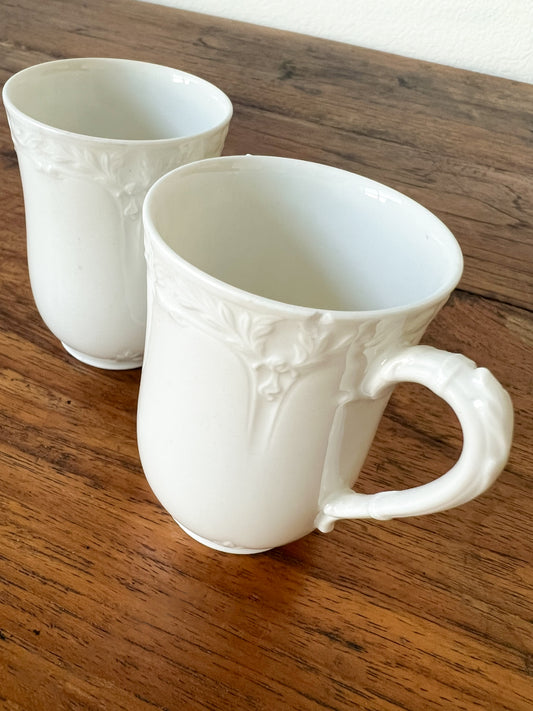 Vintage French Espresso Demitasse (set of 2)