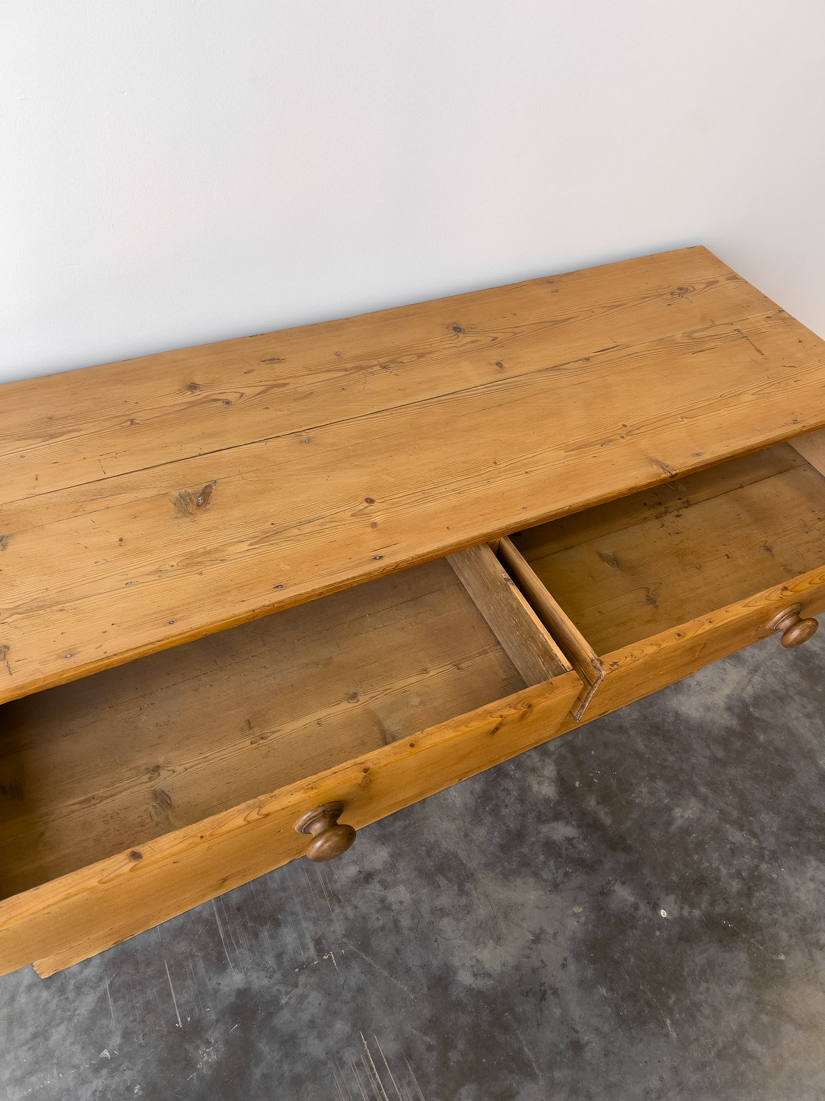 Antique 19th Century English Pine Sideboard
