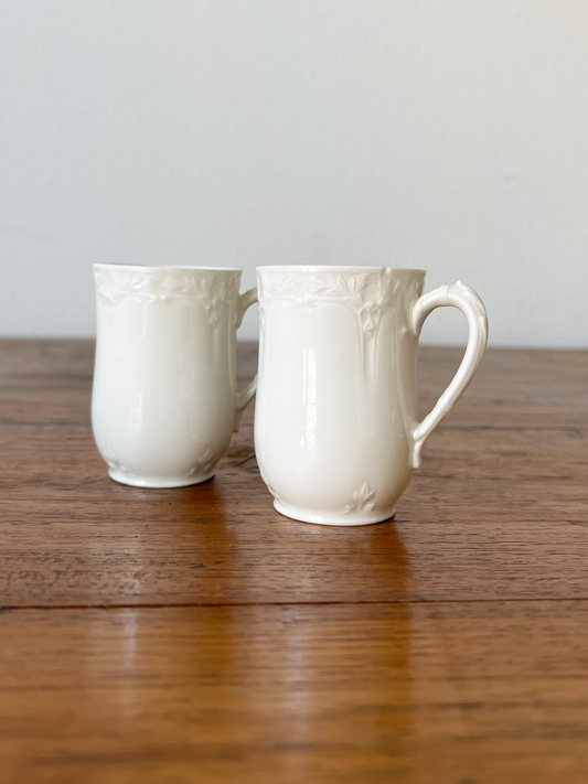 Vintage French Espresso Demitasse (set of 2)