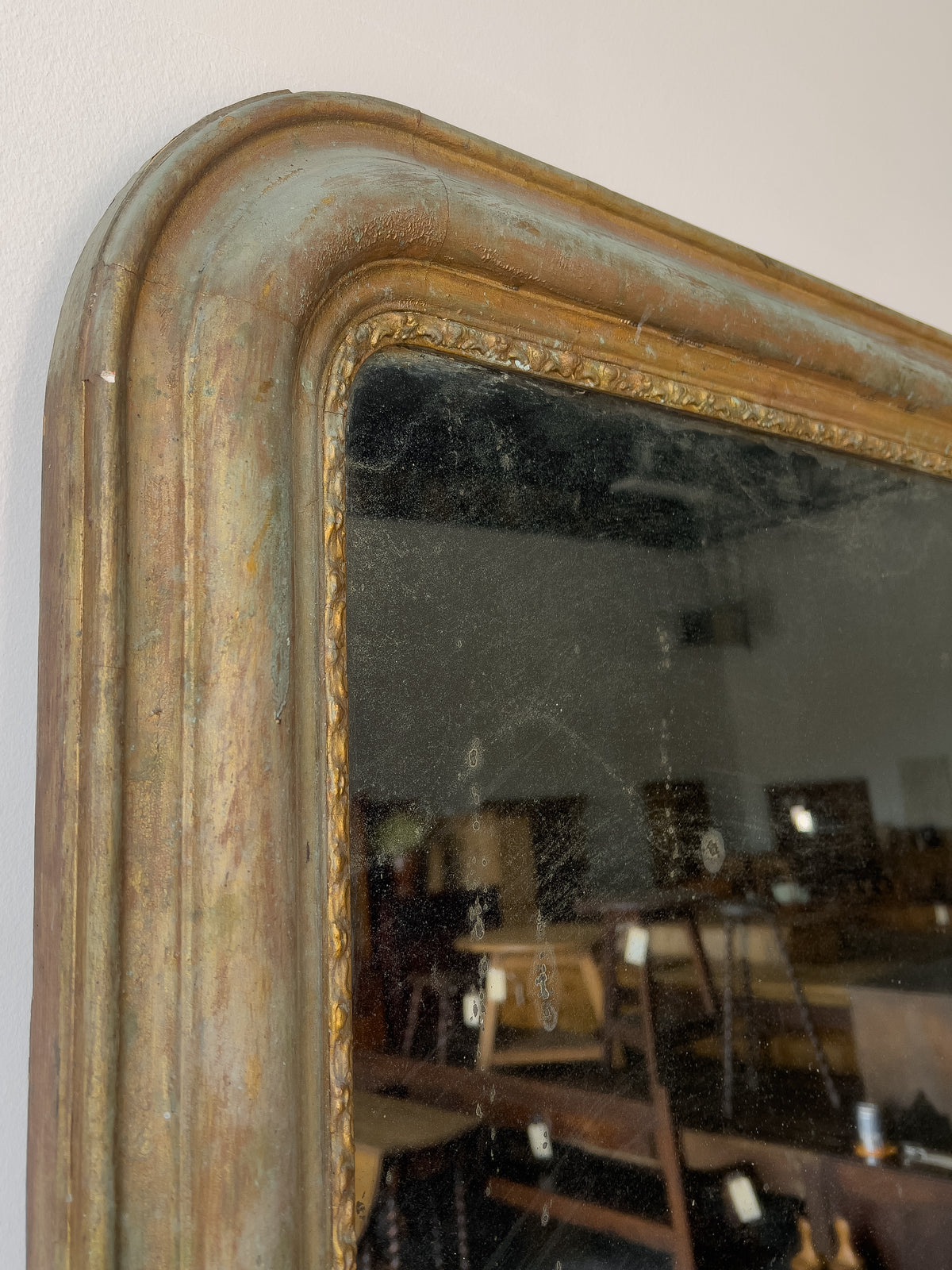 Antique French Arch Mirror