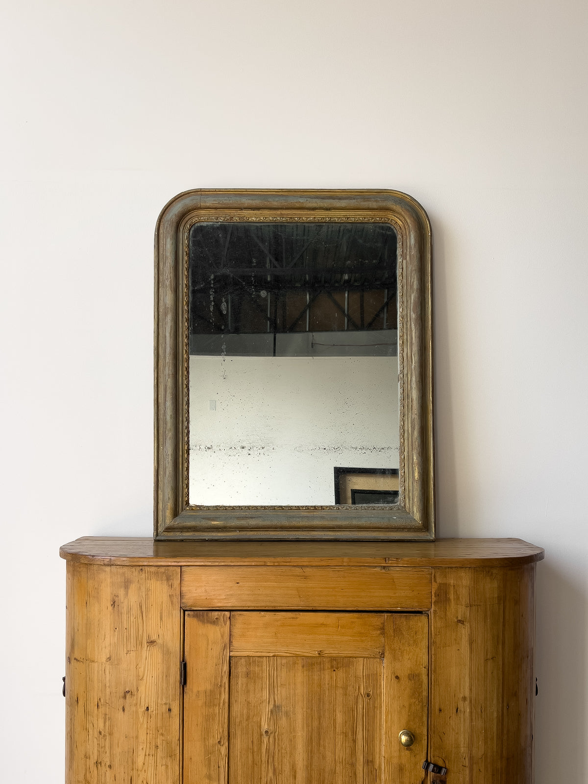 Antique French Arch Mirror