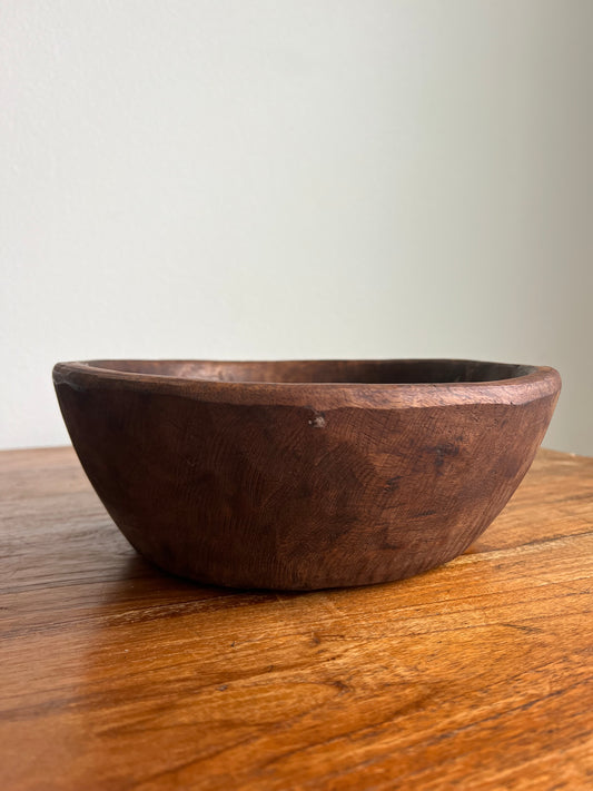 Vintage Found Wood Bowl