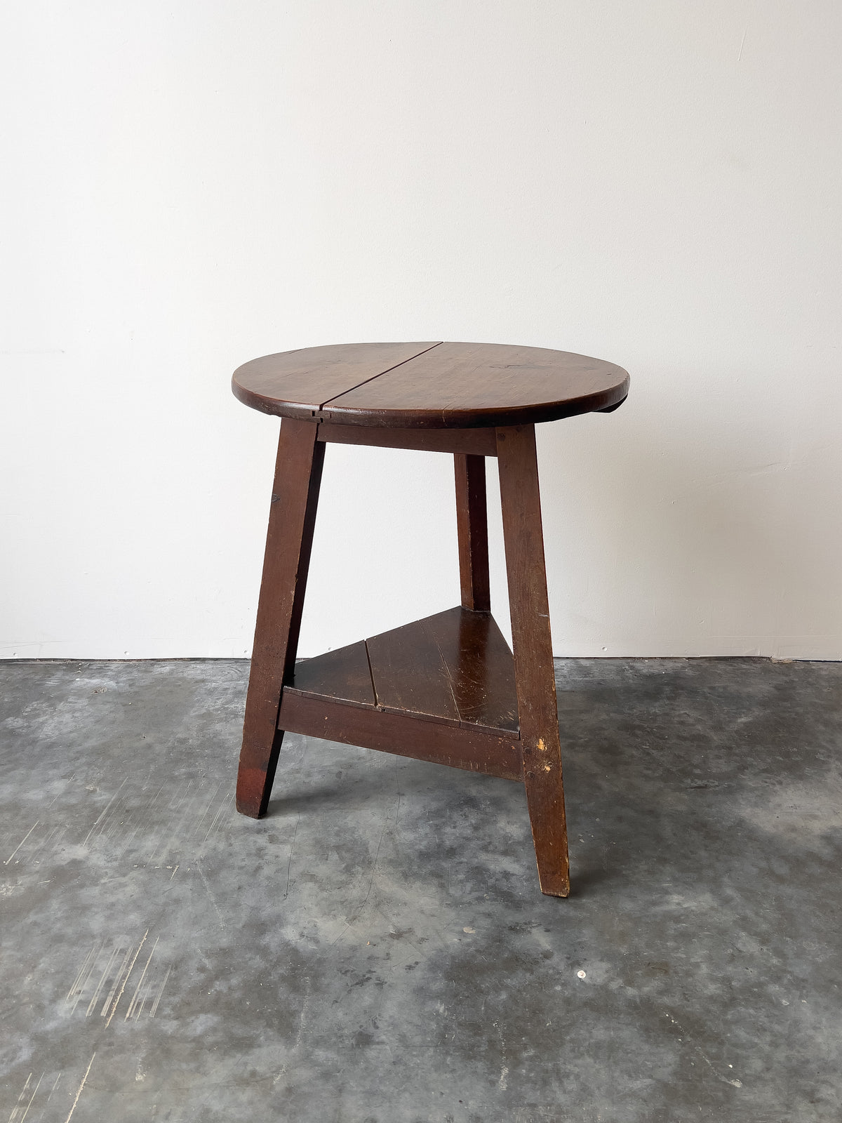 Antique Welsh Late 19th Century Scumble Painted Cricket Table