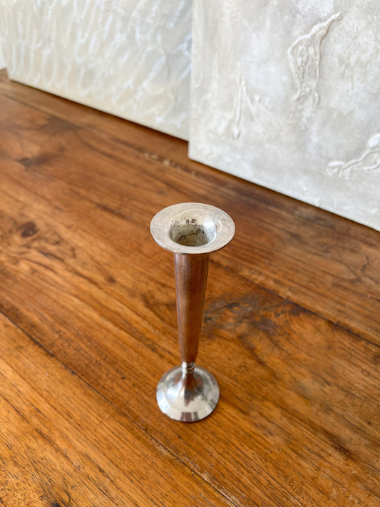 Vintage Silver Plated Bud Vase