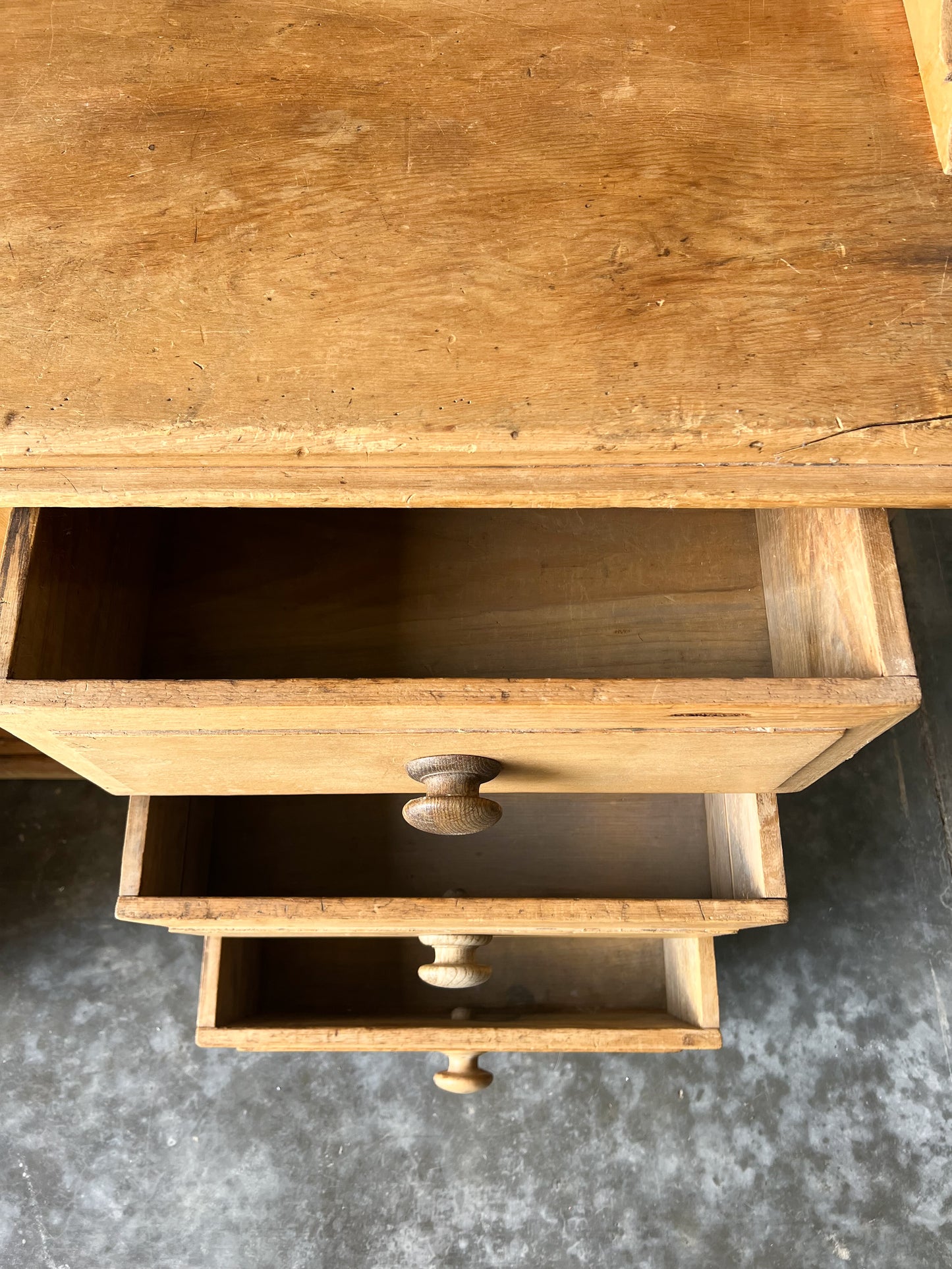 Antique English Pine Kitchen Dresser