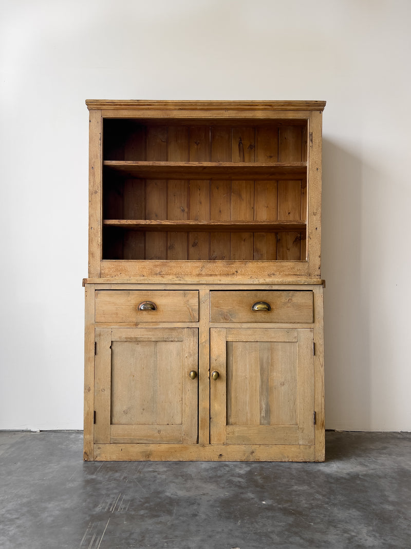 Antique Victorian Pine Hutch | Kitchen Dresser