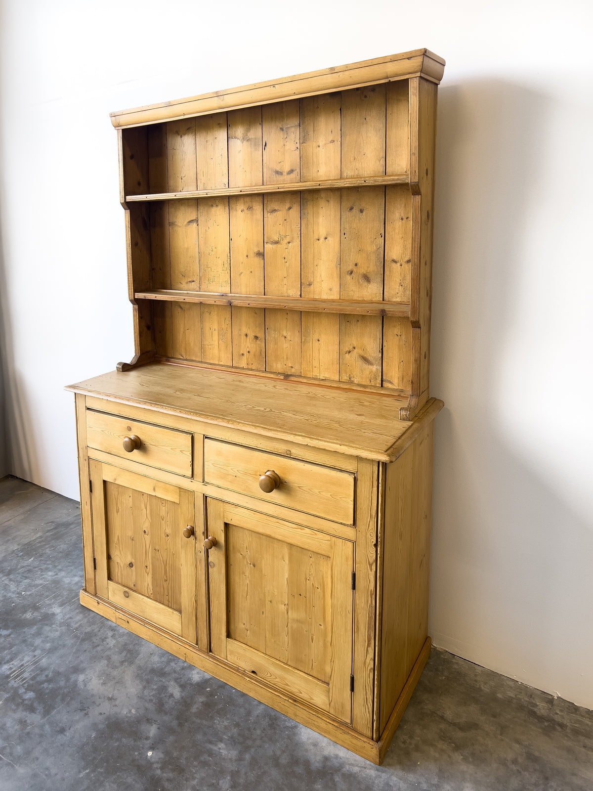 Antique 19th Century Pine Hutch | Kitchen Dresser