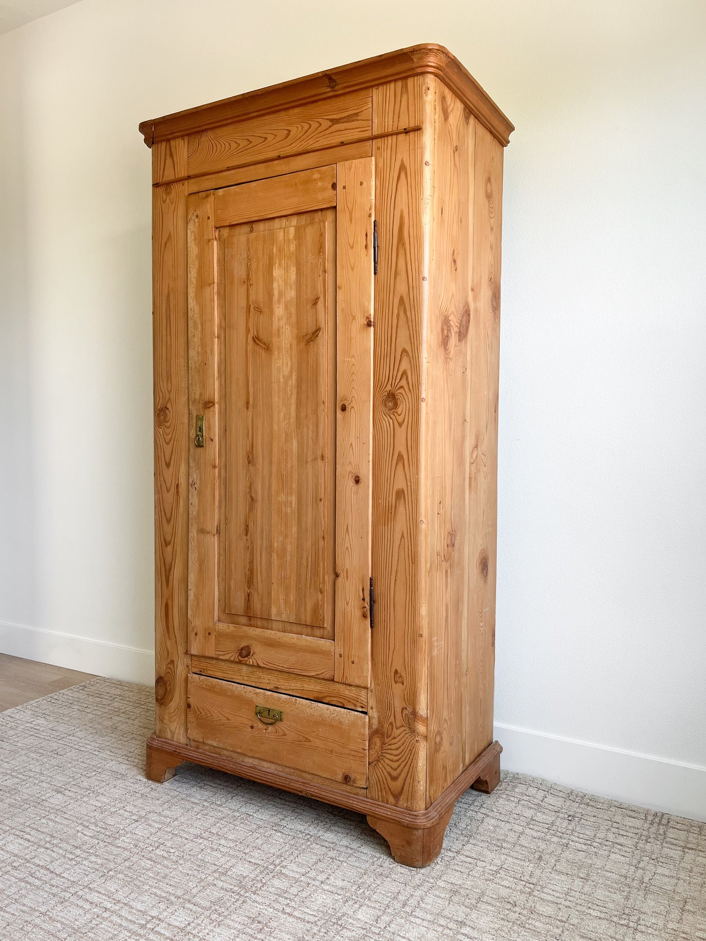 Antique 19th C. Pine Wardrobe