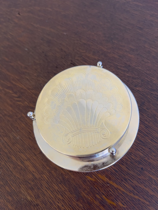 Vintage Etched Shell Coasters