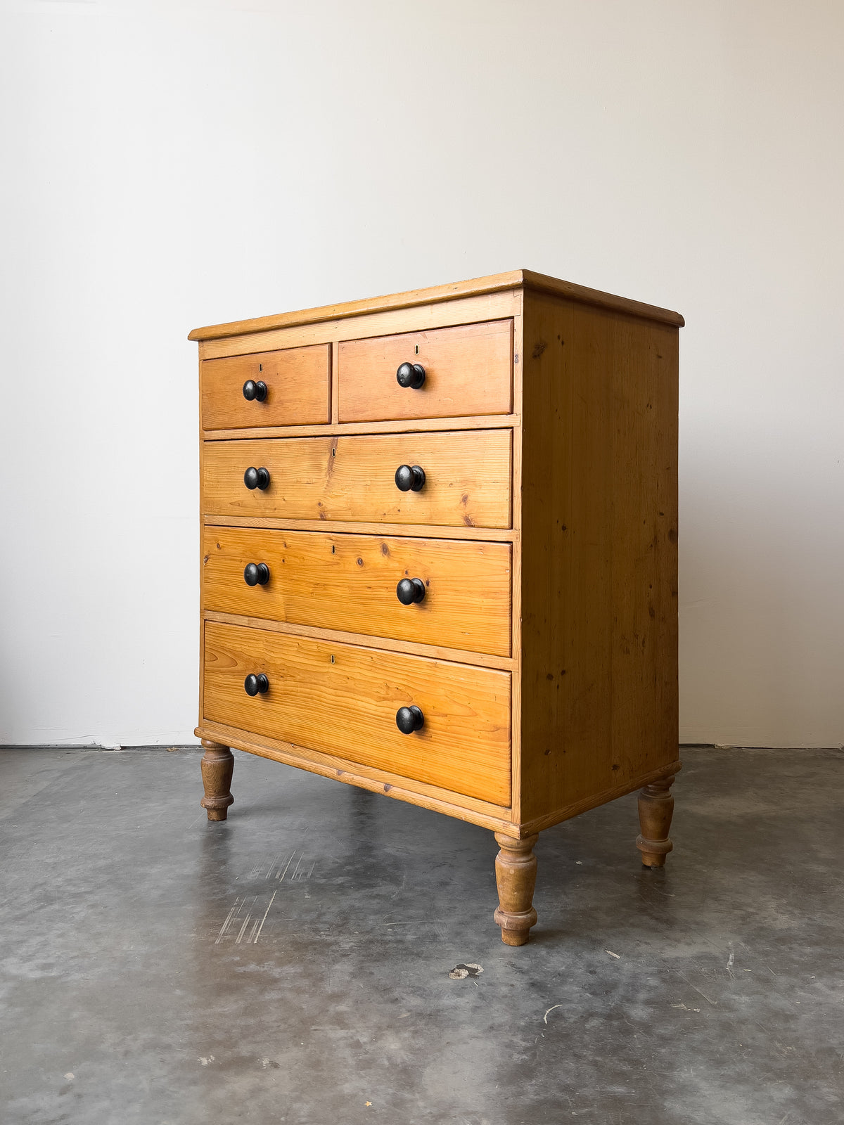 Antique 18th Century English Pine Georgian Chest of Drawers