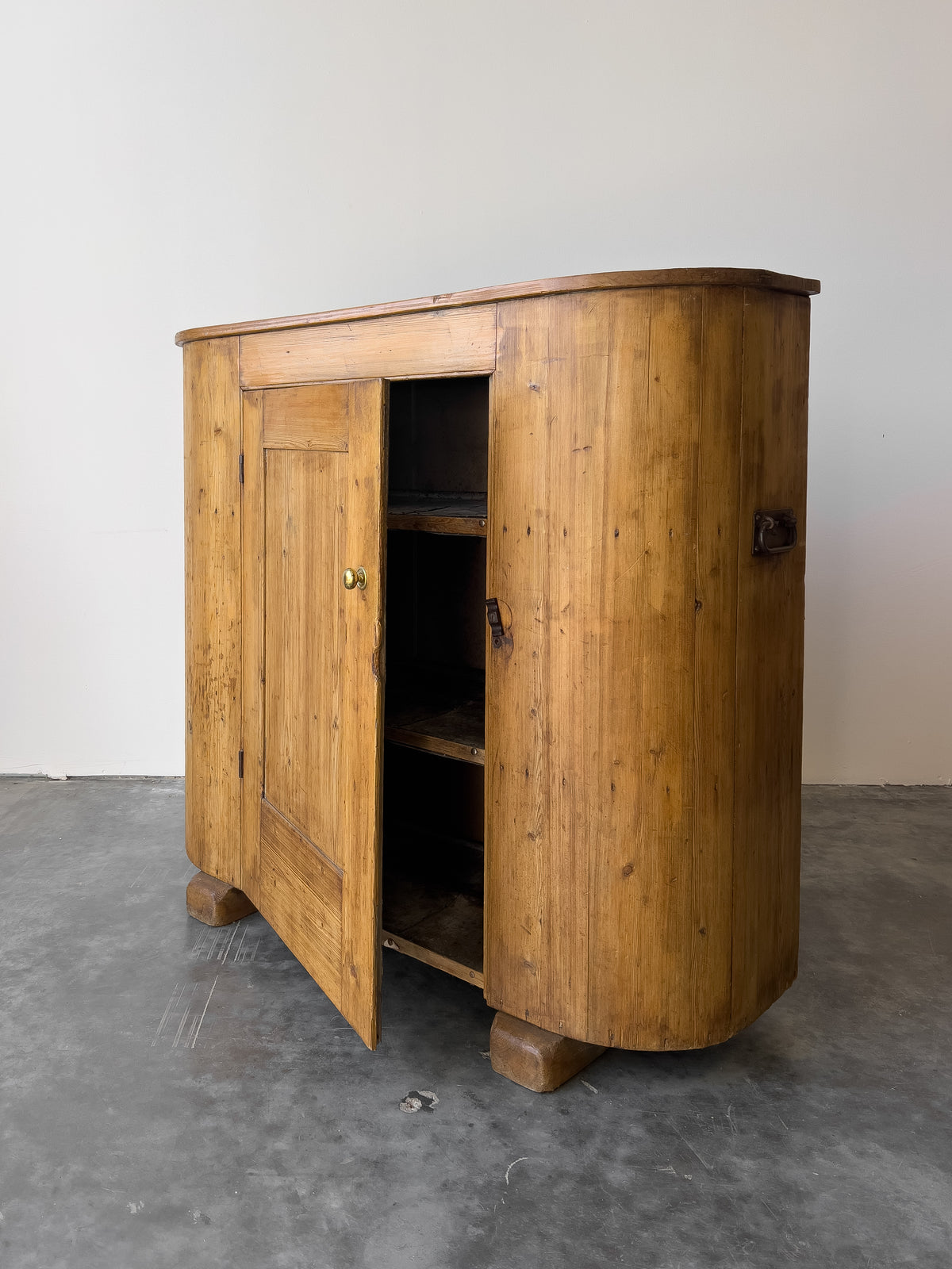 Antique Pine Huffer Cabinet