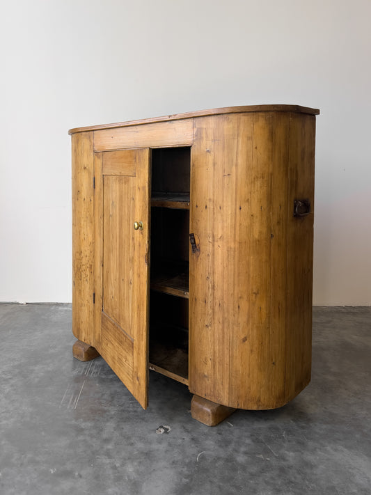 Antique Pine Huffer Cabinet