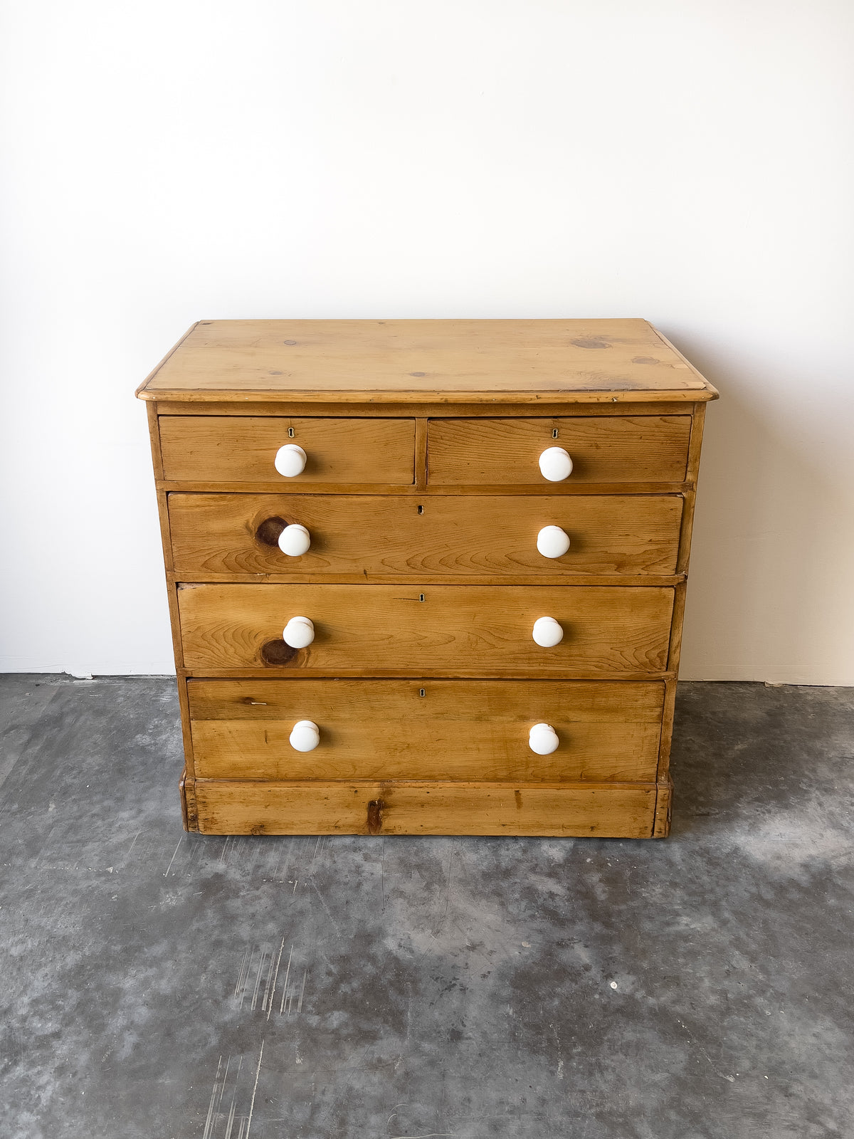 19th Century English Pine Chest of Drawers