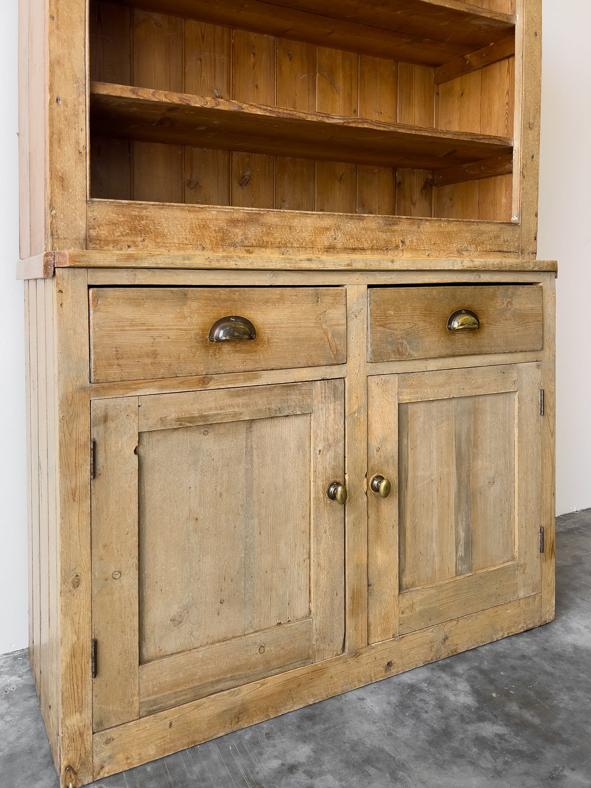 Antique Victorian Pine Hutch | Kitchen Dresser