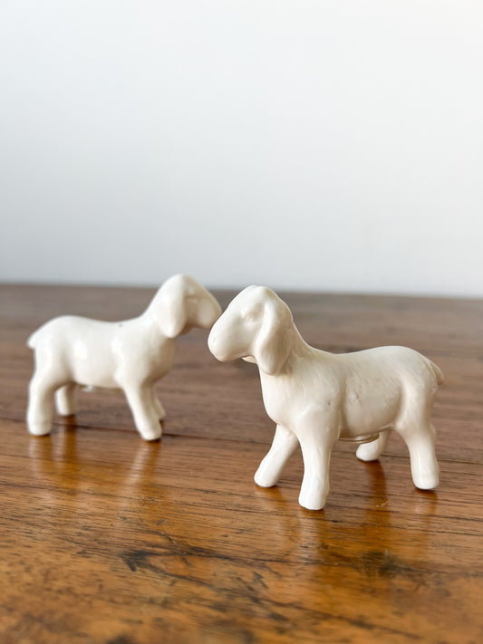 Ceramic Goat Salt & Pepper Shakers
