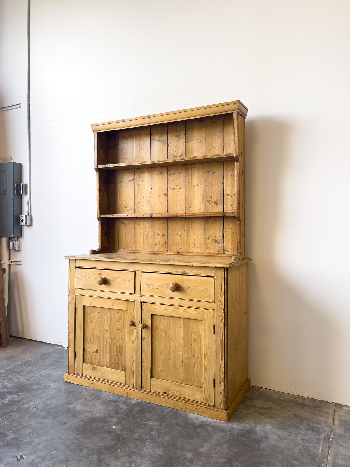 Antique 19th Century Pine Hutch | Kitchen Dresser