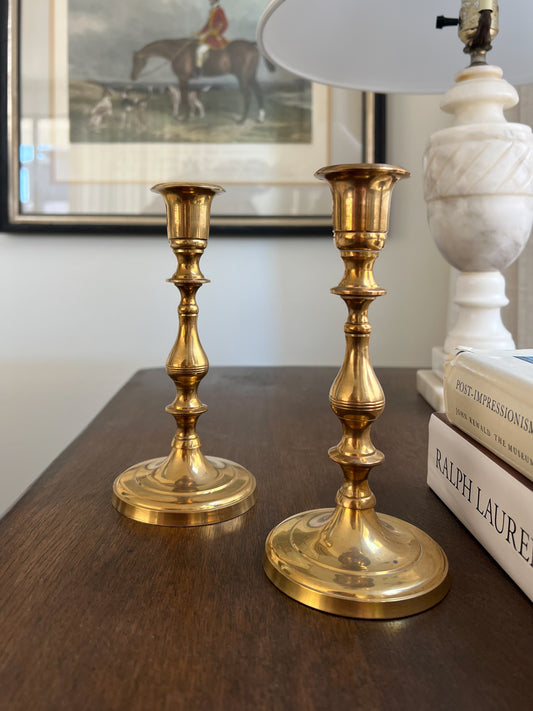 Brass Candlesticks (set of 2)